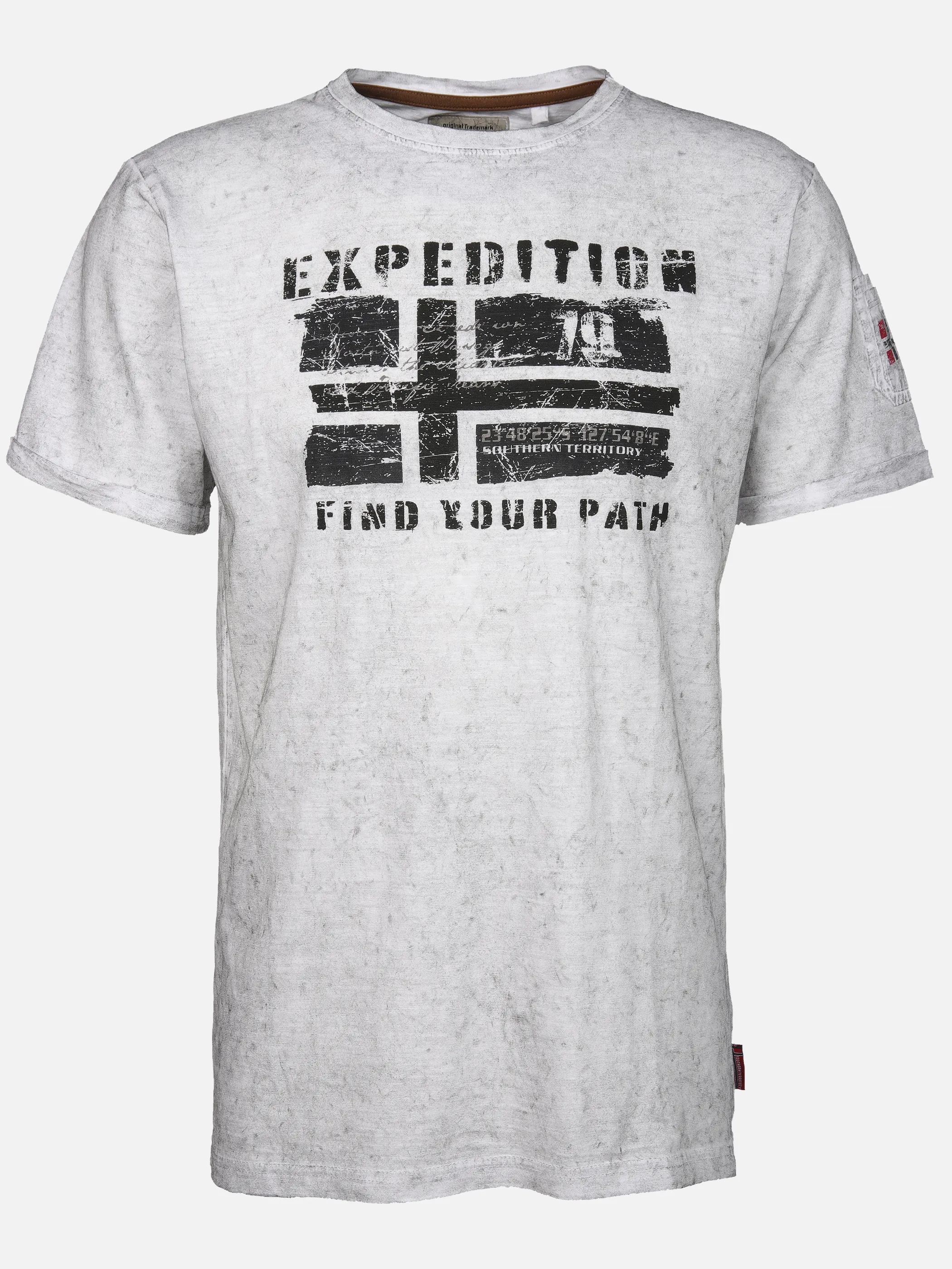 Southern Territory He. T-Shirt 1/2 Arm Logo Weiß 910619 OFFWHITE 1 Southern Territory He. T-Shirt 1/2 Arm Logo Weiß 910619 OFFWHITE 1