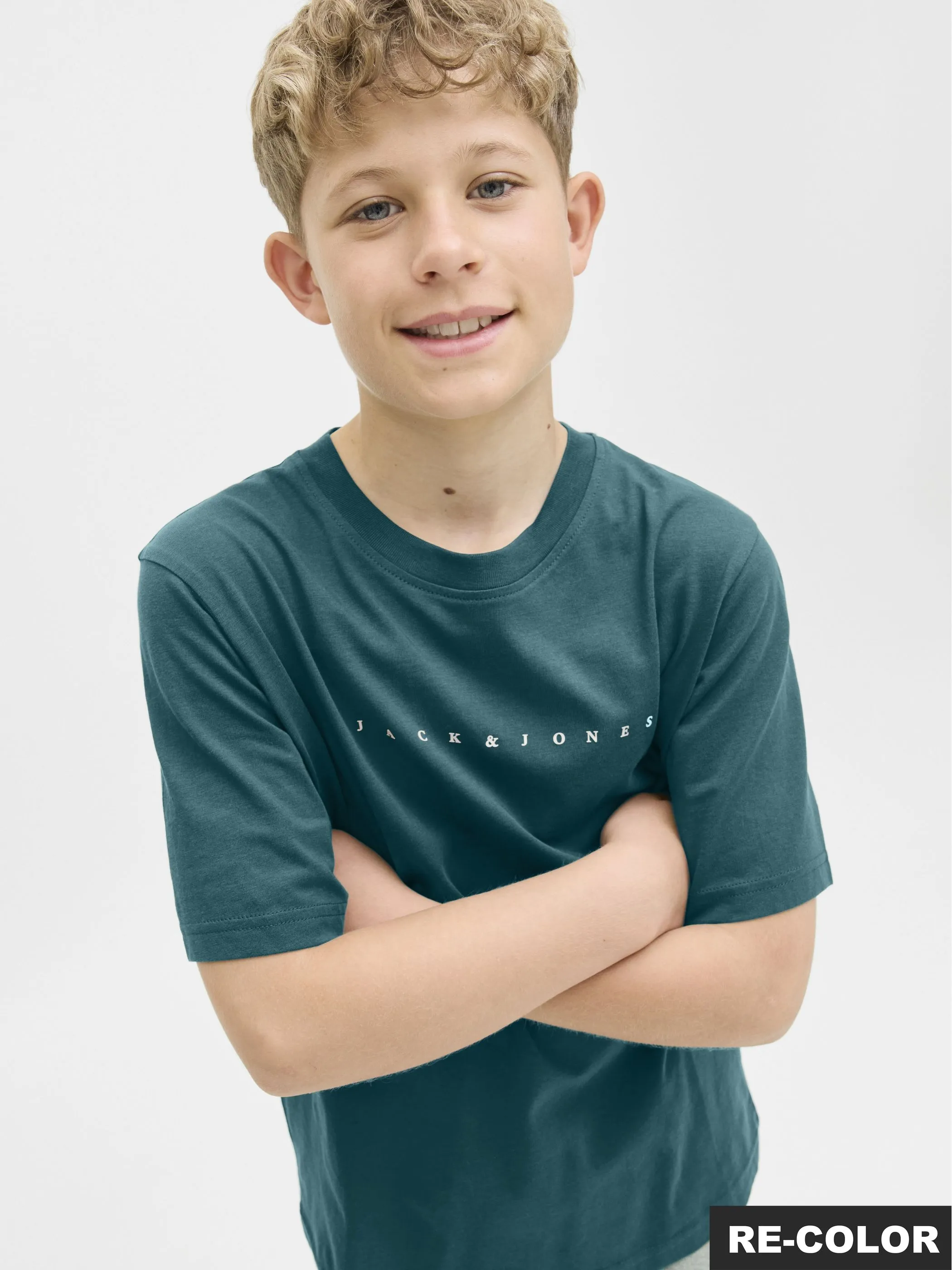 Jack&Jones Junior 12237435 JJESTAR JJ TEE SS NOOS JNR Grün 879589 177498 5