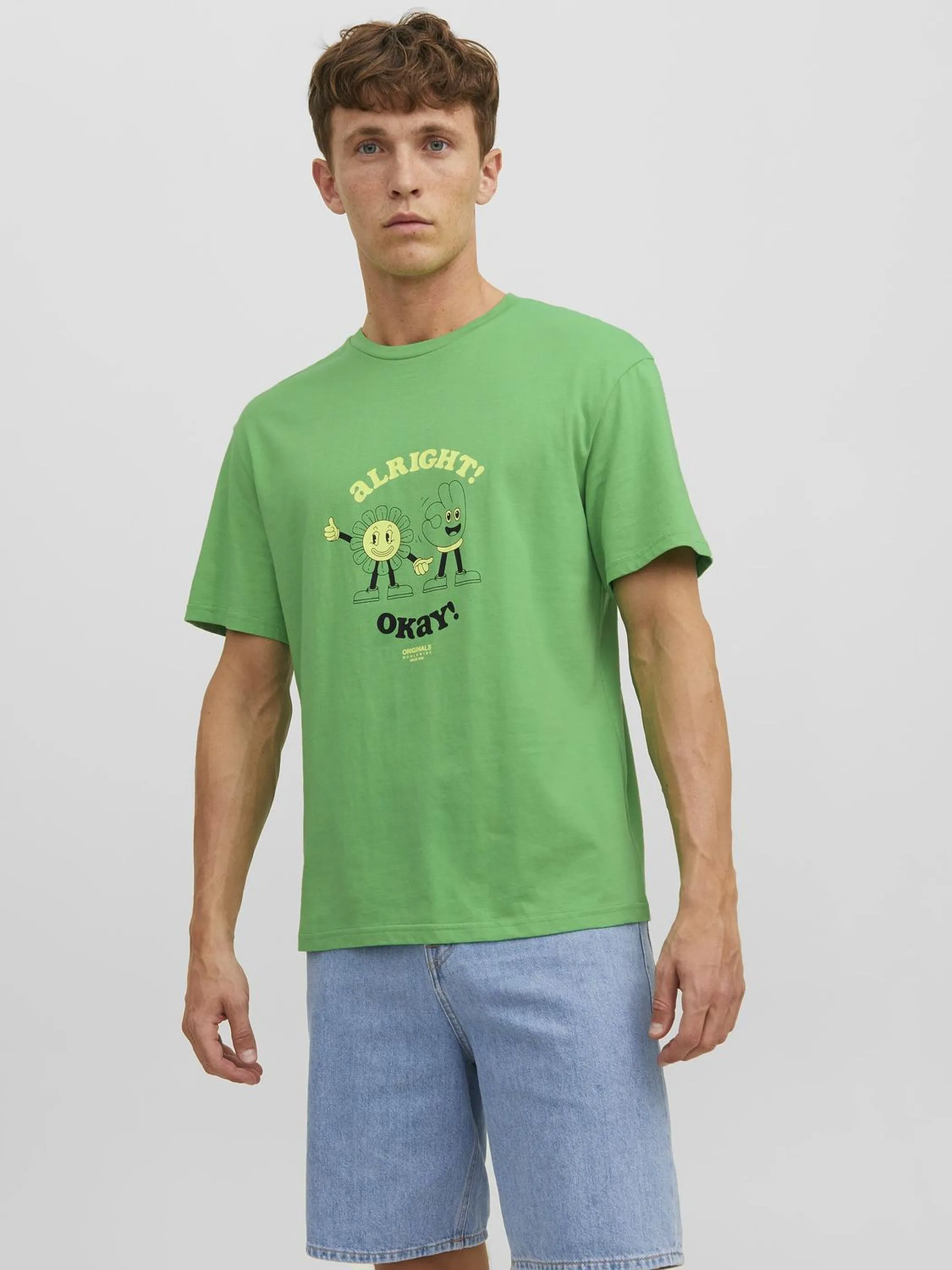 Jack Jones 12238164 JORTOONIE TEE SS CREW Grün 877747 176363 1