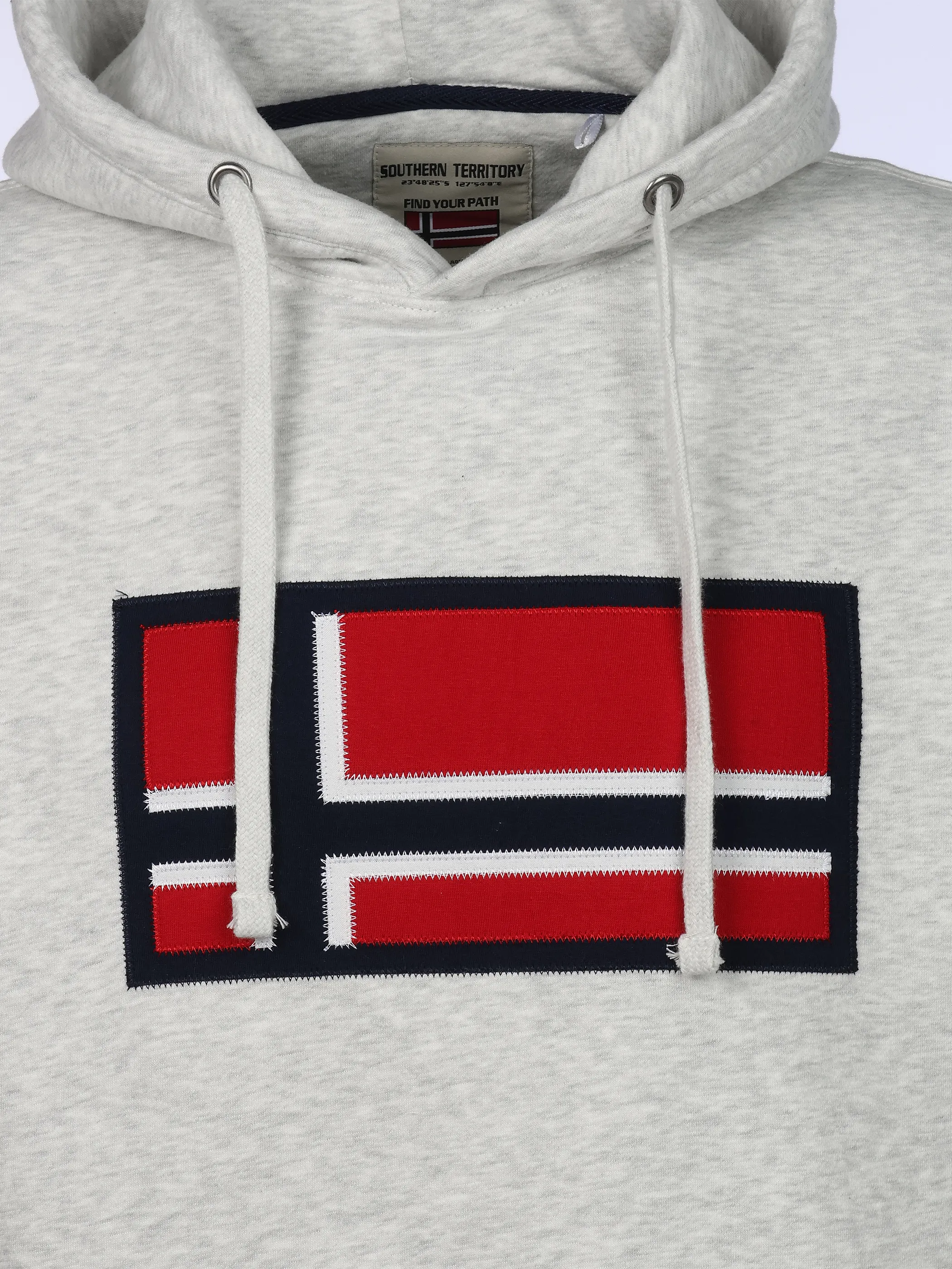 Southern Territory He. Kapuzensweatshirt Logo Weiß 922460 OFFWHITE 3