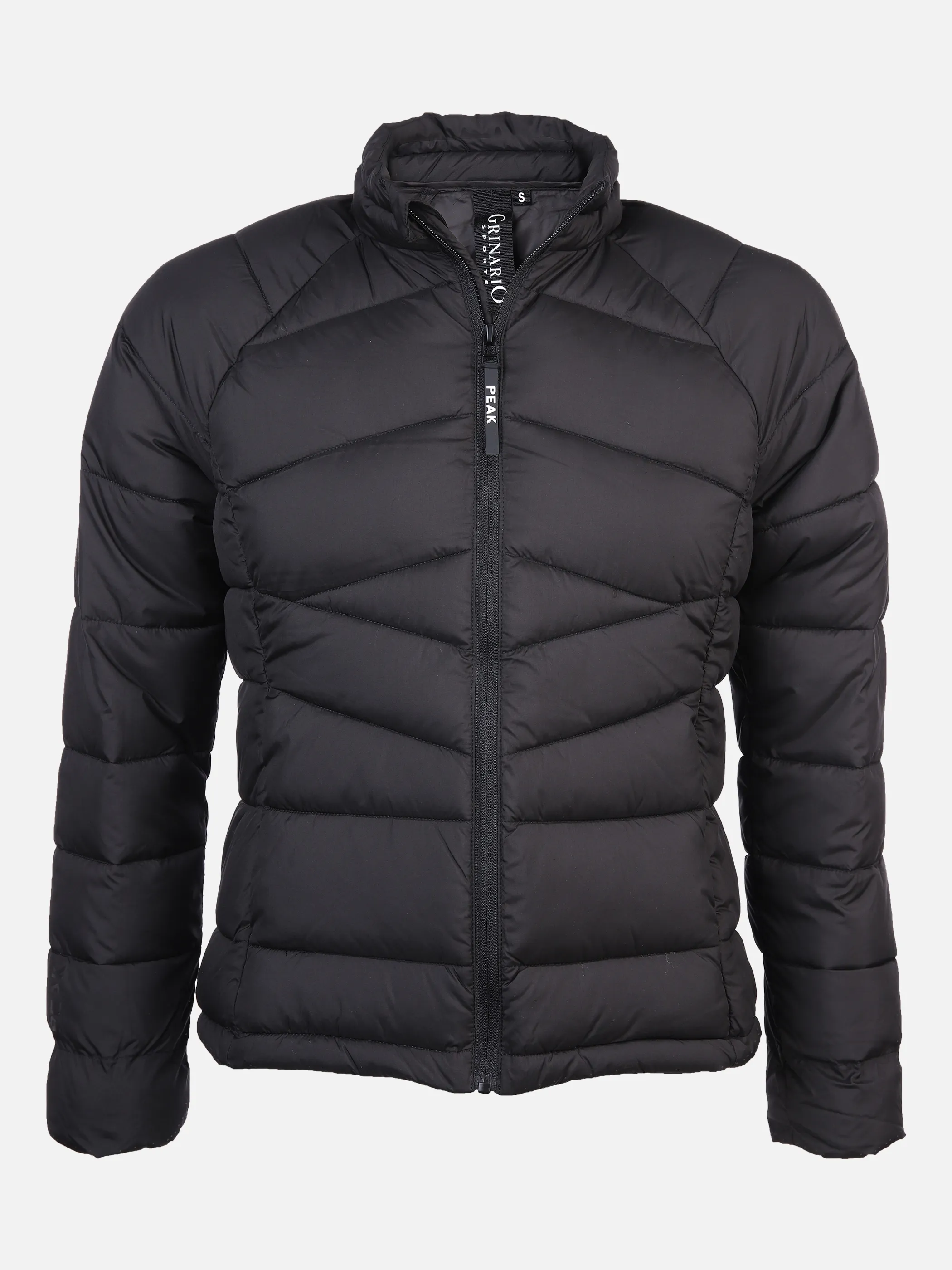 Grinario Sports Da-Jacke mit Stehkragen Schwarz 866248 BLACK 1 Grinario Sports Da-Jacke mit Stehkragen Schwarz 866248 BLACK 1