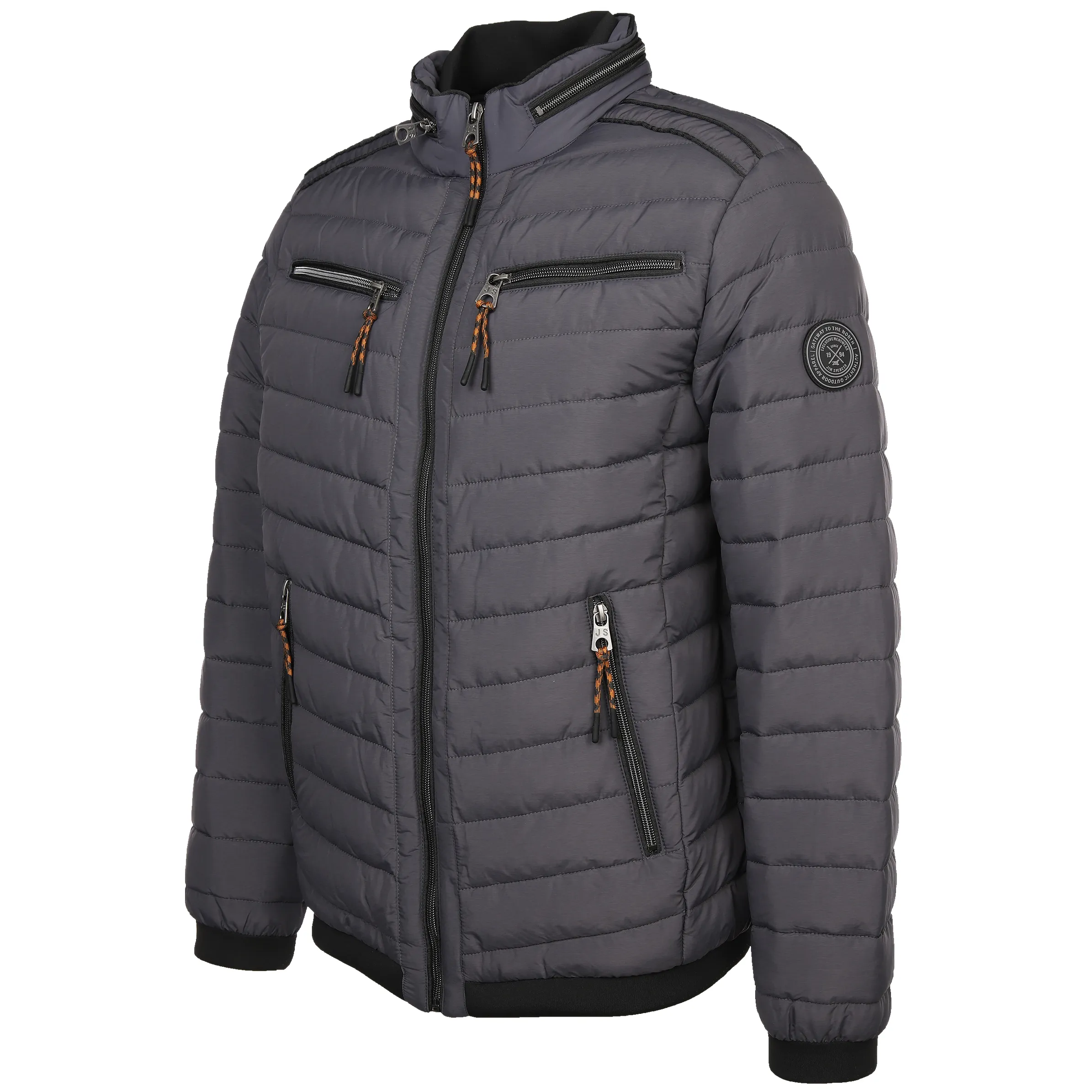 Jim Spencer He. Steppblouson melange scuba Grau 878837 GRAPHITE 3 Jim Spencer He. Steppblouson melange scuba Grau 878837 GRAPHITE 3