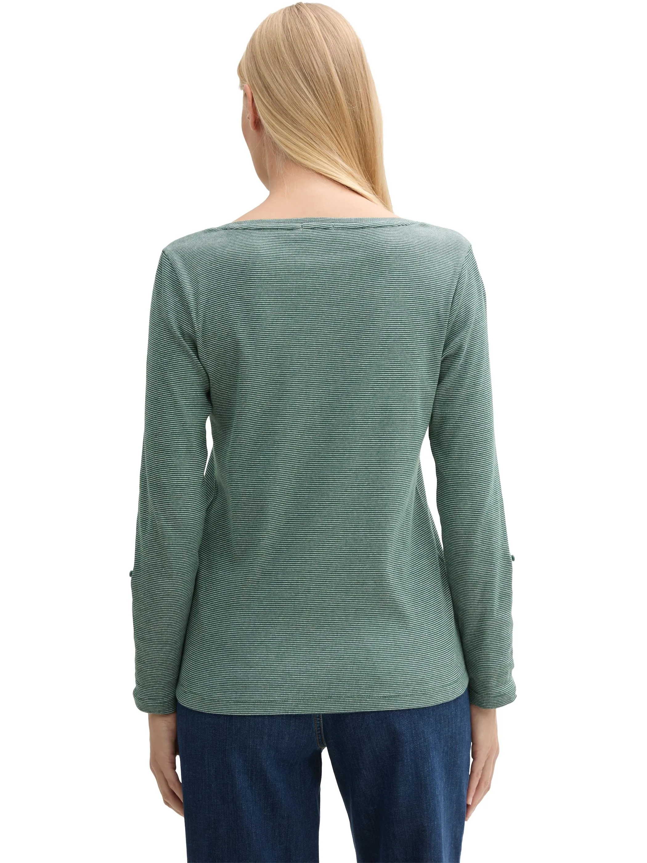 Tom Tailor 1024036 NOS henley shirt stripe Grün 845056 37444 2 Tom Tailor 1024036 NOS henley shirt stripe Grün 845056 37444 2