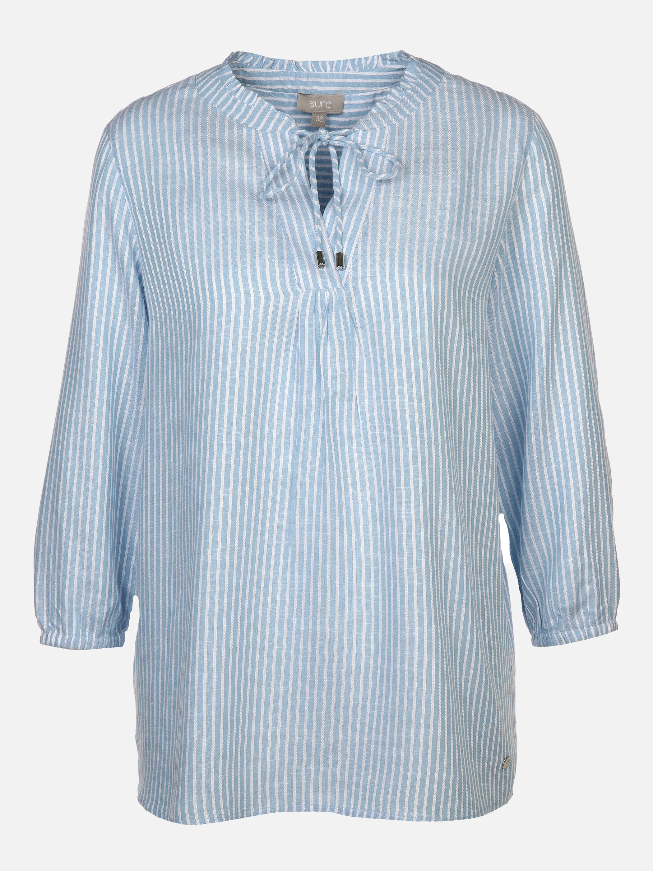 Sure Da-Bluse m.Strukturstreifen Blau 873594 BLEU GEM 1 Sure Da-Bluse m.Strukturstreifen Blau 873594 BLEU GEM 1