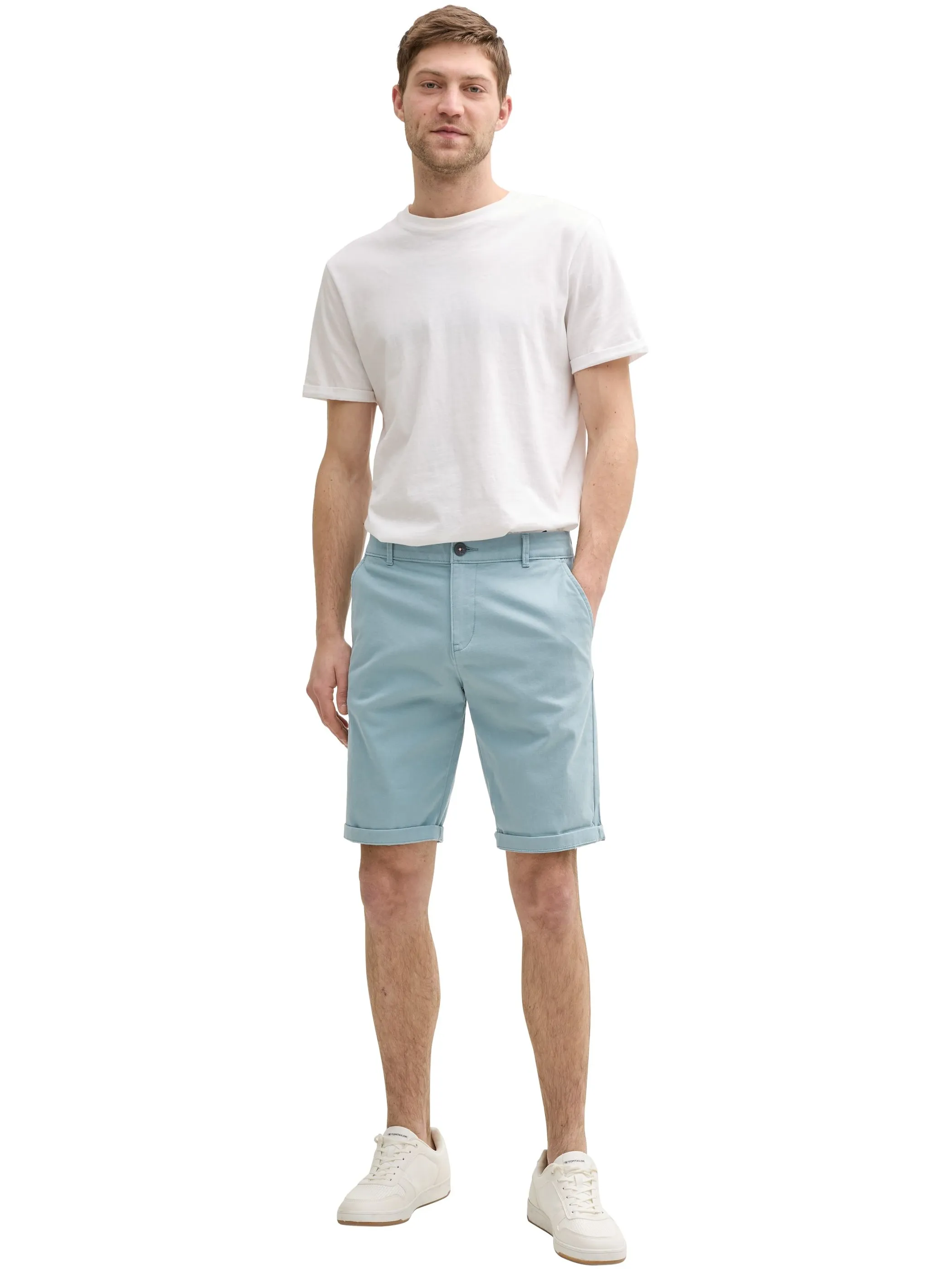 Tom Tailor 1047143 slim chino shorts Grau 905889 27475 4