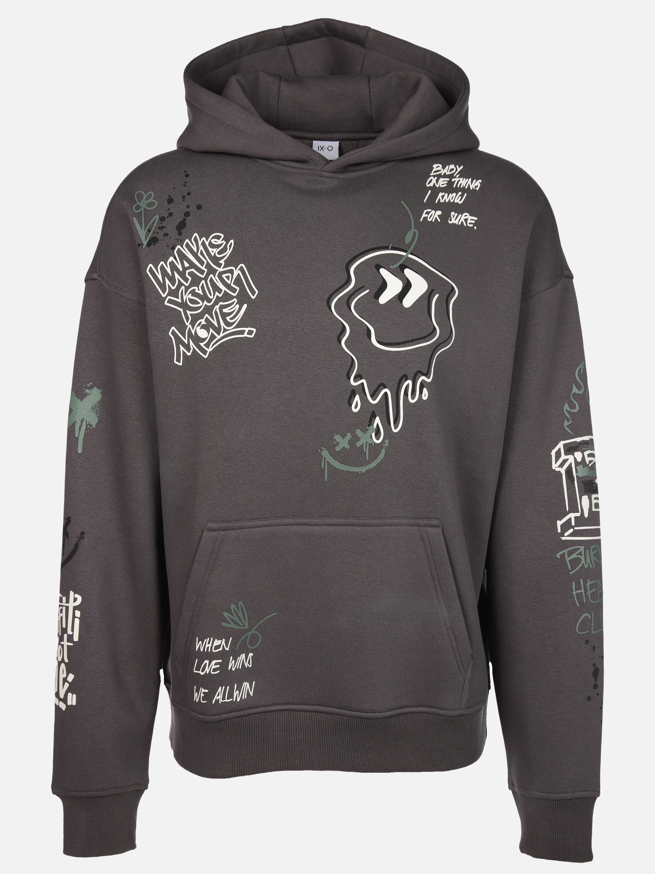 IX-O H10608BC21520AAWG YF-He Hoodie Grau 916170 23400 1