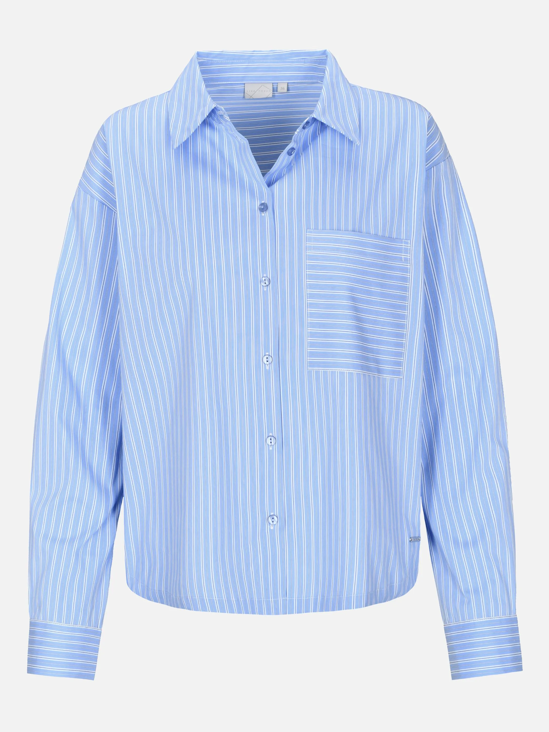 Lisa Tossa Da-Blouse Poplin striped Blau 933634 624 1