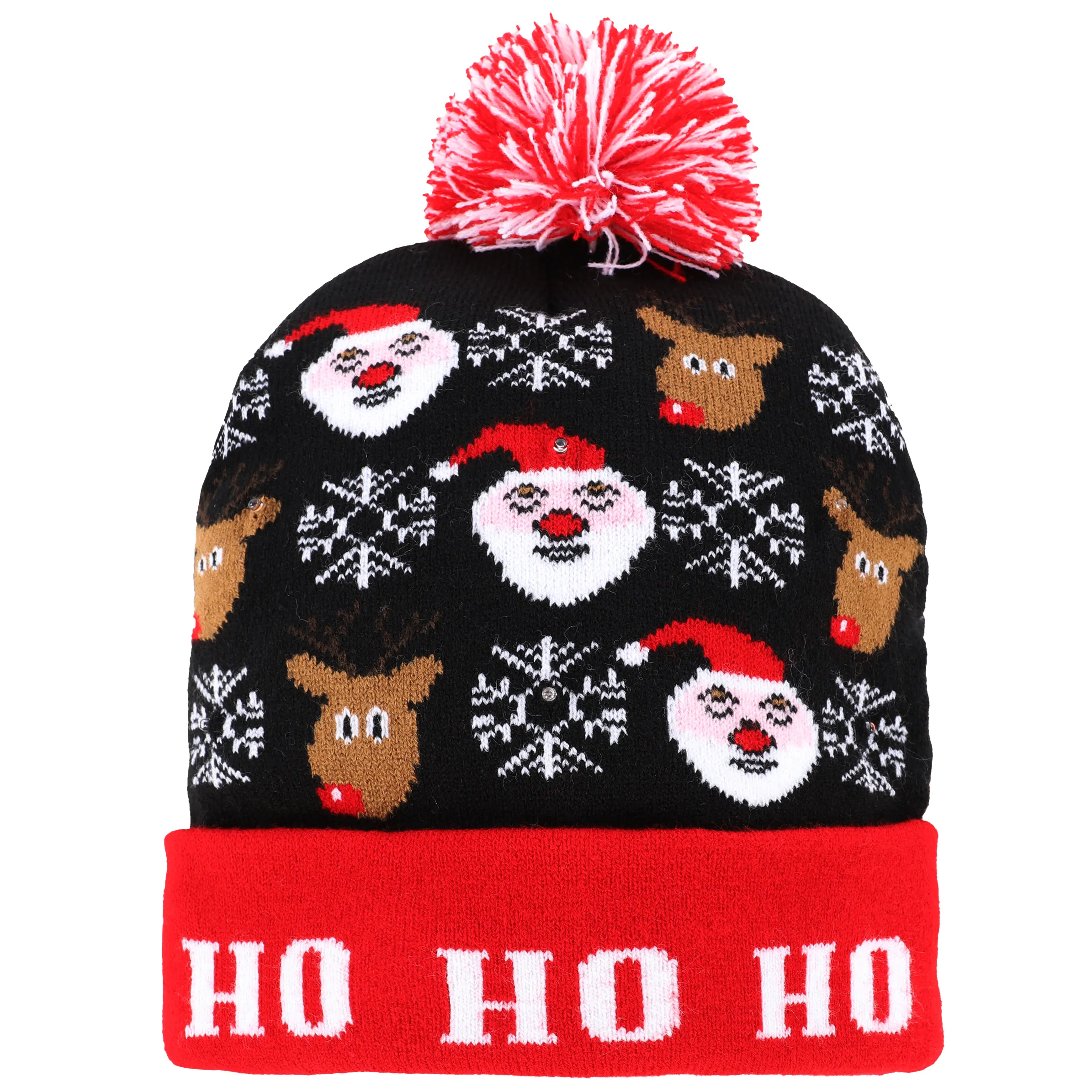 Stop + Go JU Mütze HOHOHO in navy mit Bommel Blau 881518 NAVY 1