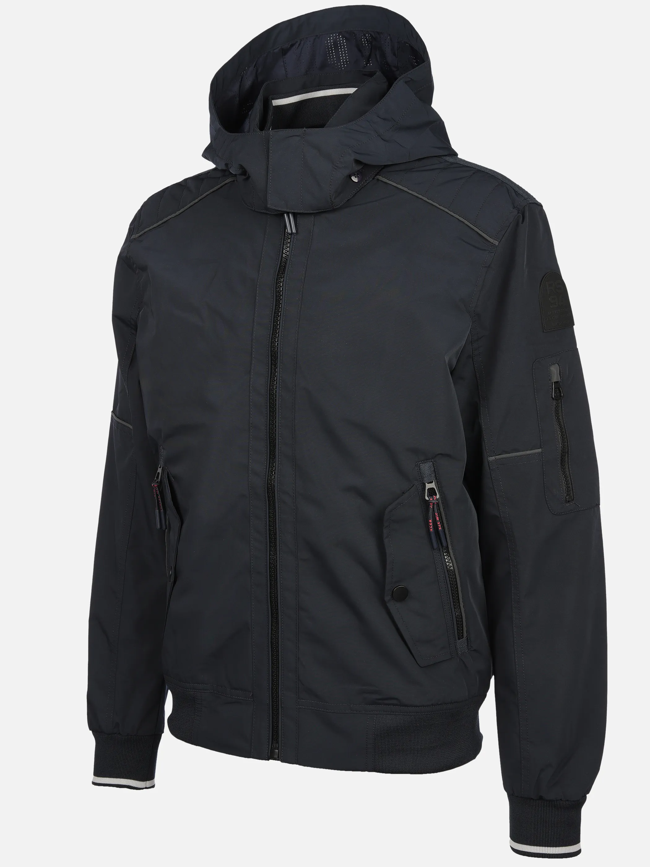 Jim Spencer He. Funktionsblouson Kapuze Blau 903761 NAVY 3 Jim Spencer He. Funktionsblouson Kapuze Blau 903761 NAVY 3