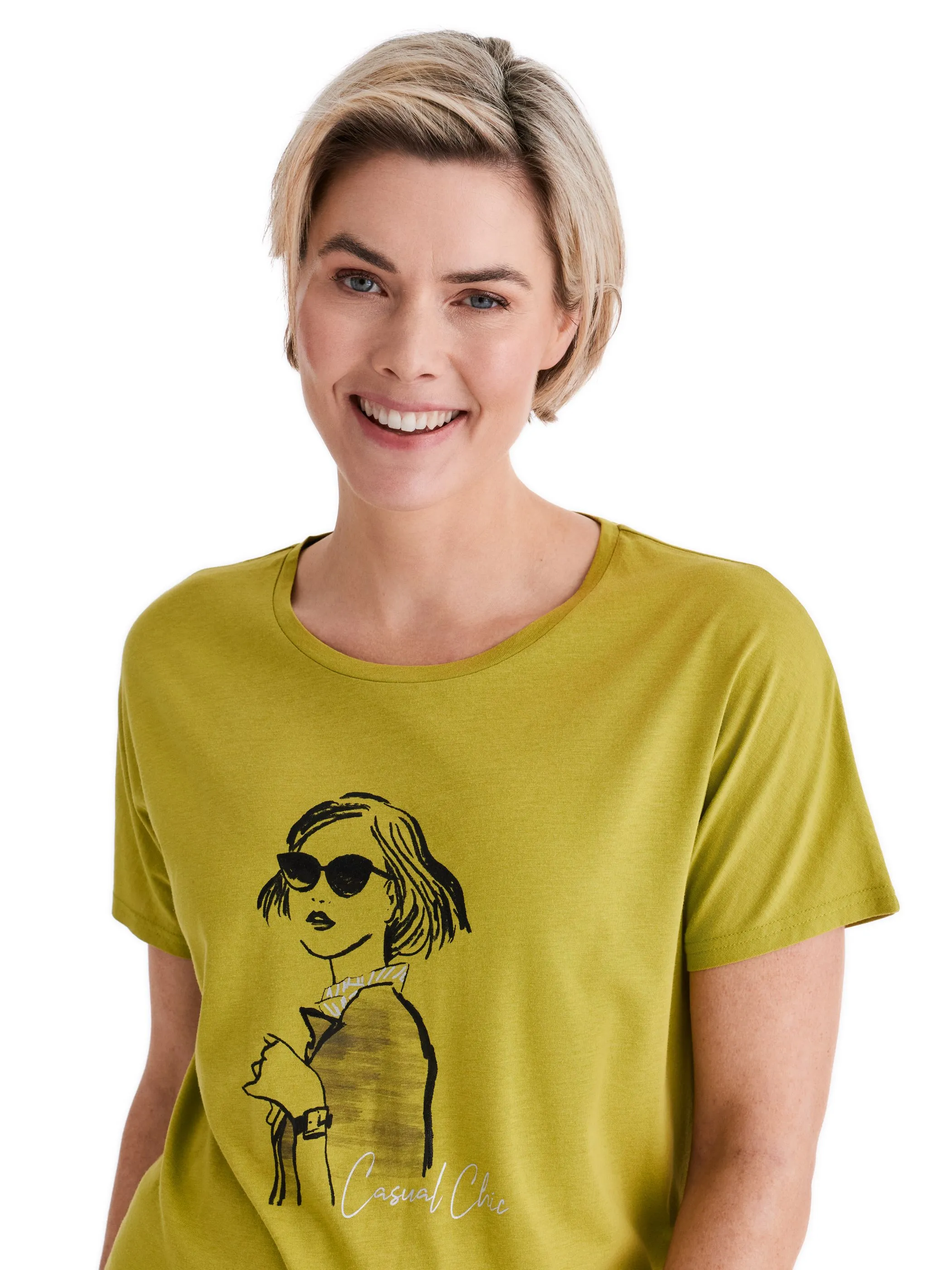 Stooker DOB 23130070005356 Da. T-Shirts / Grün 928307 5356 3