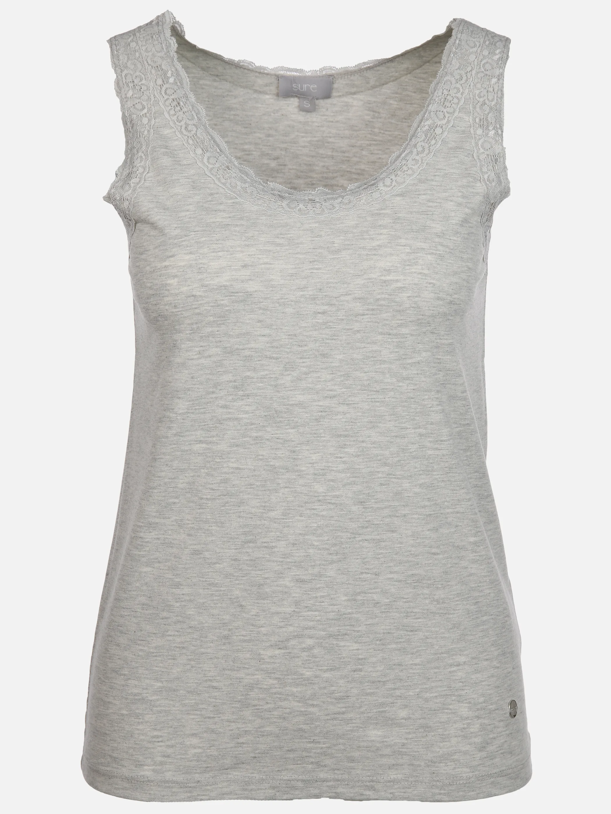 Sure Da-Top m. Spitzendetail Grau 893038 GREYMEL 1