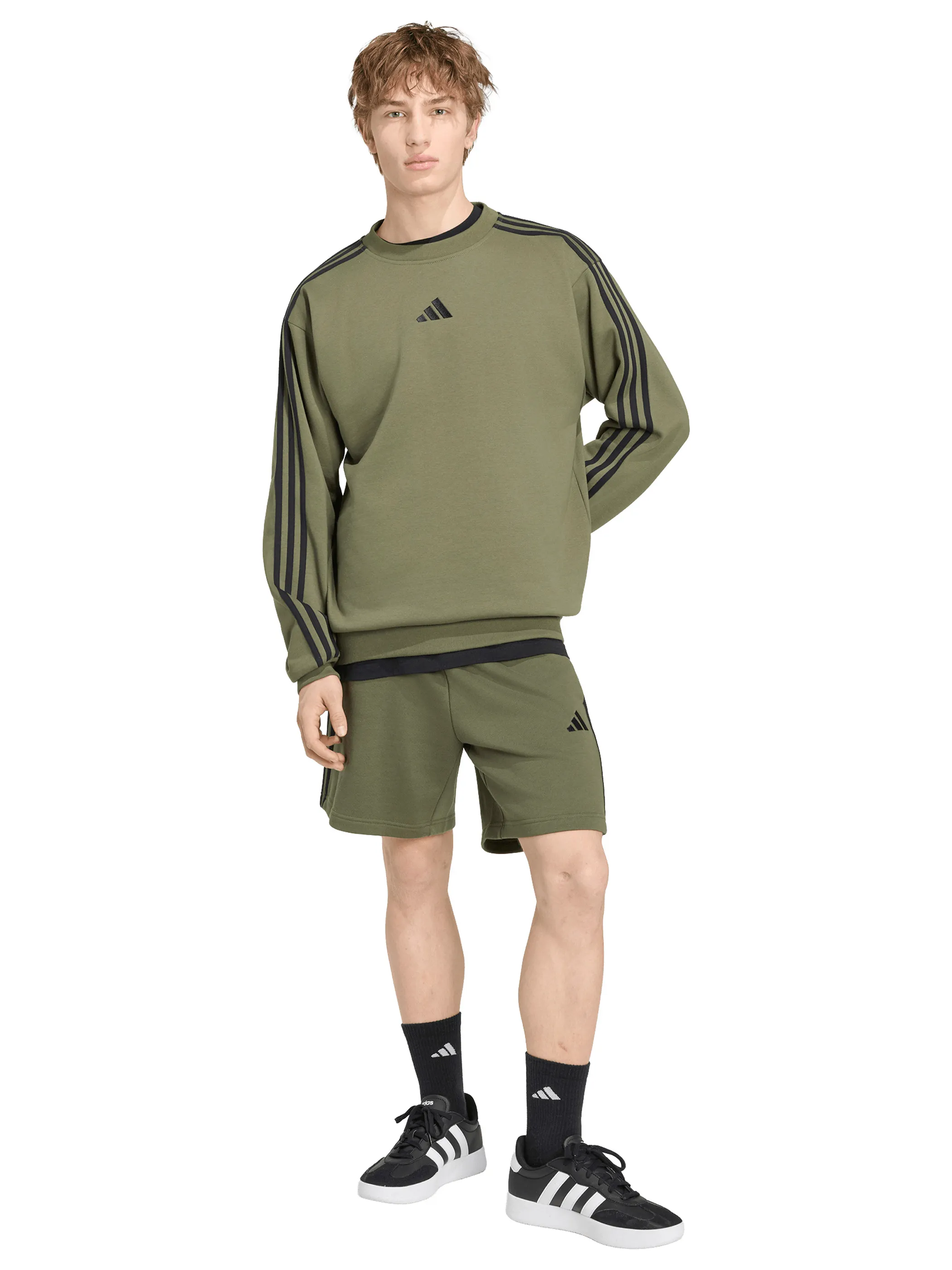 Adidas KY4160 He-Sweatshirt ESS 3S FLEECE, olive Oliv 929523 000 1