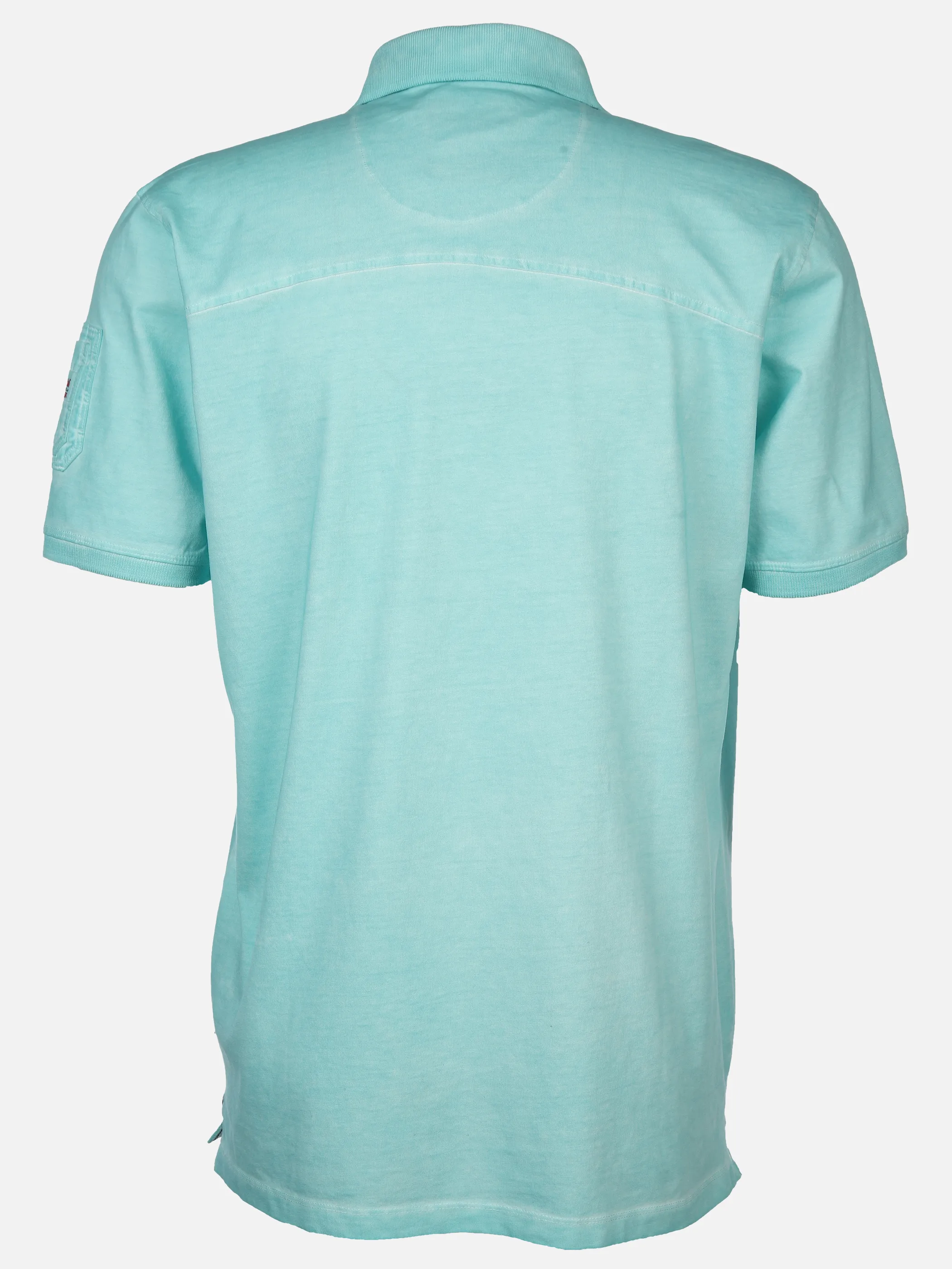 Southern Territory He. Poloshirt 1/2 Arm oilwash Blau 894392 AQUA 2