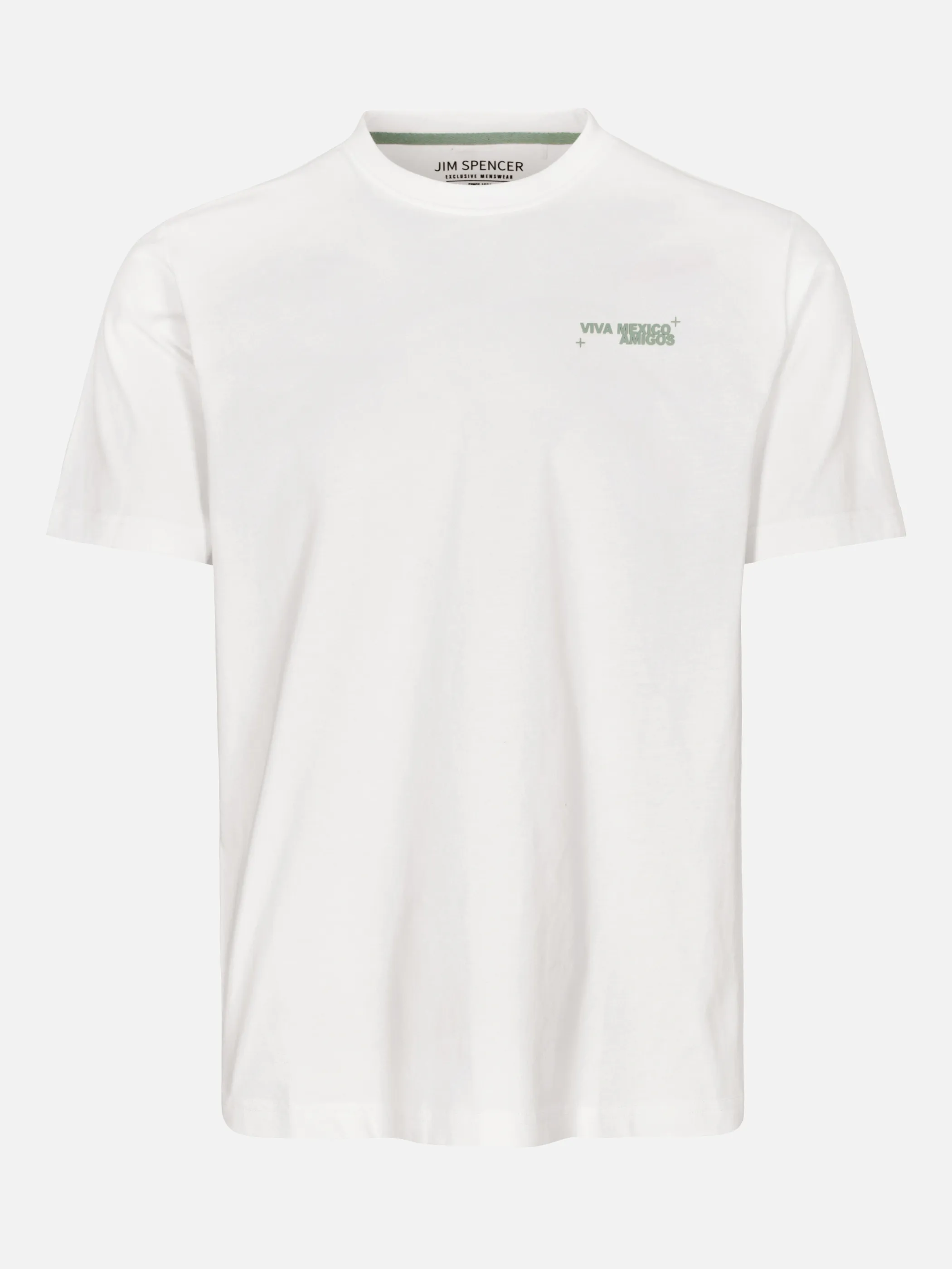 Jim Spencer He. T-Shirt 1/2 Arm Mexico Weiß 925110 147 1