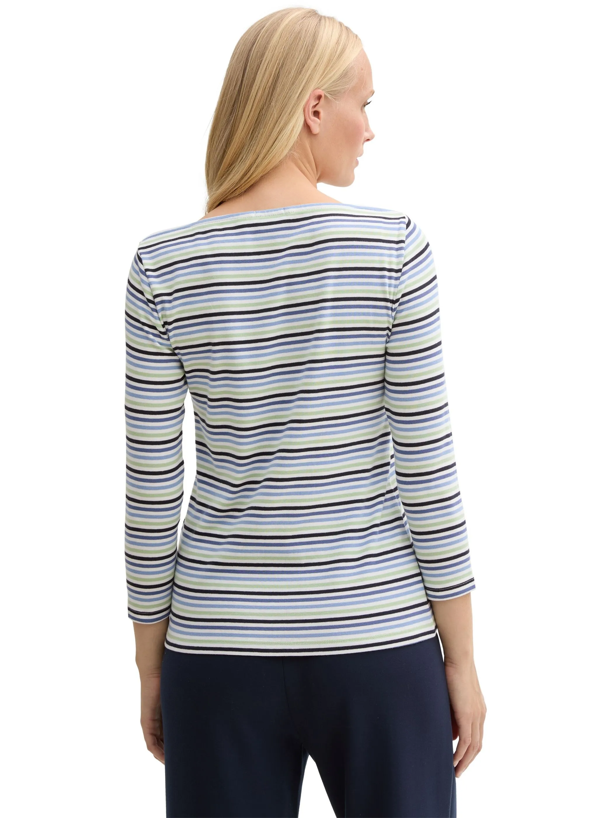 Tom Tailor 1045535 NOS T-shirt striped longsleeve Blau 905958 37371 3