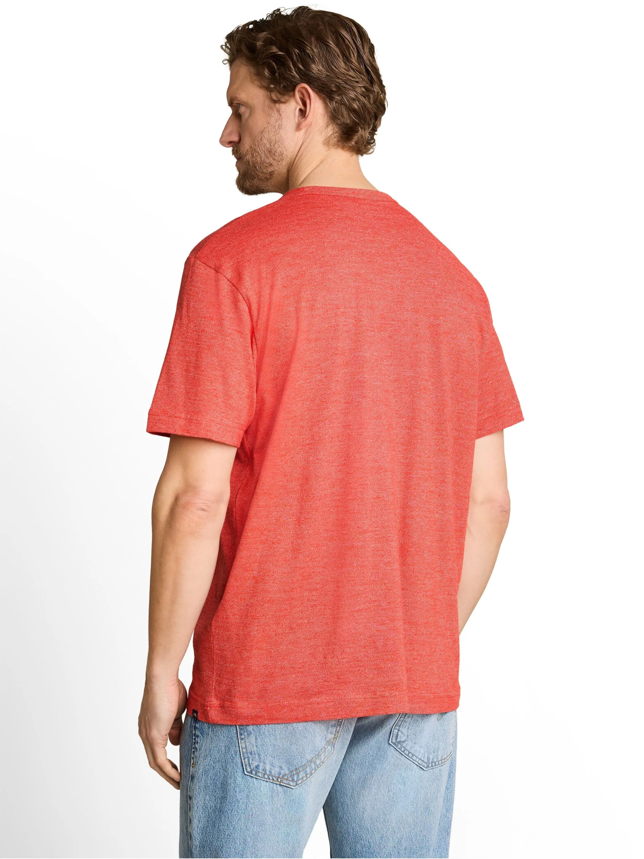 Tom Tailor 1051508 fine striped t-shirt Rot 926463 40372 2