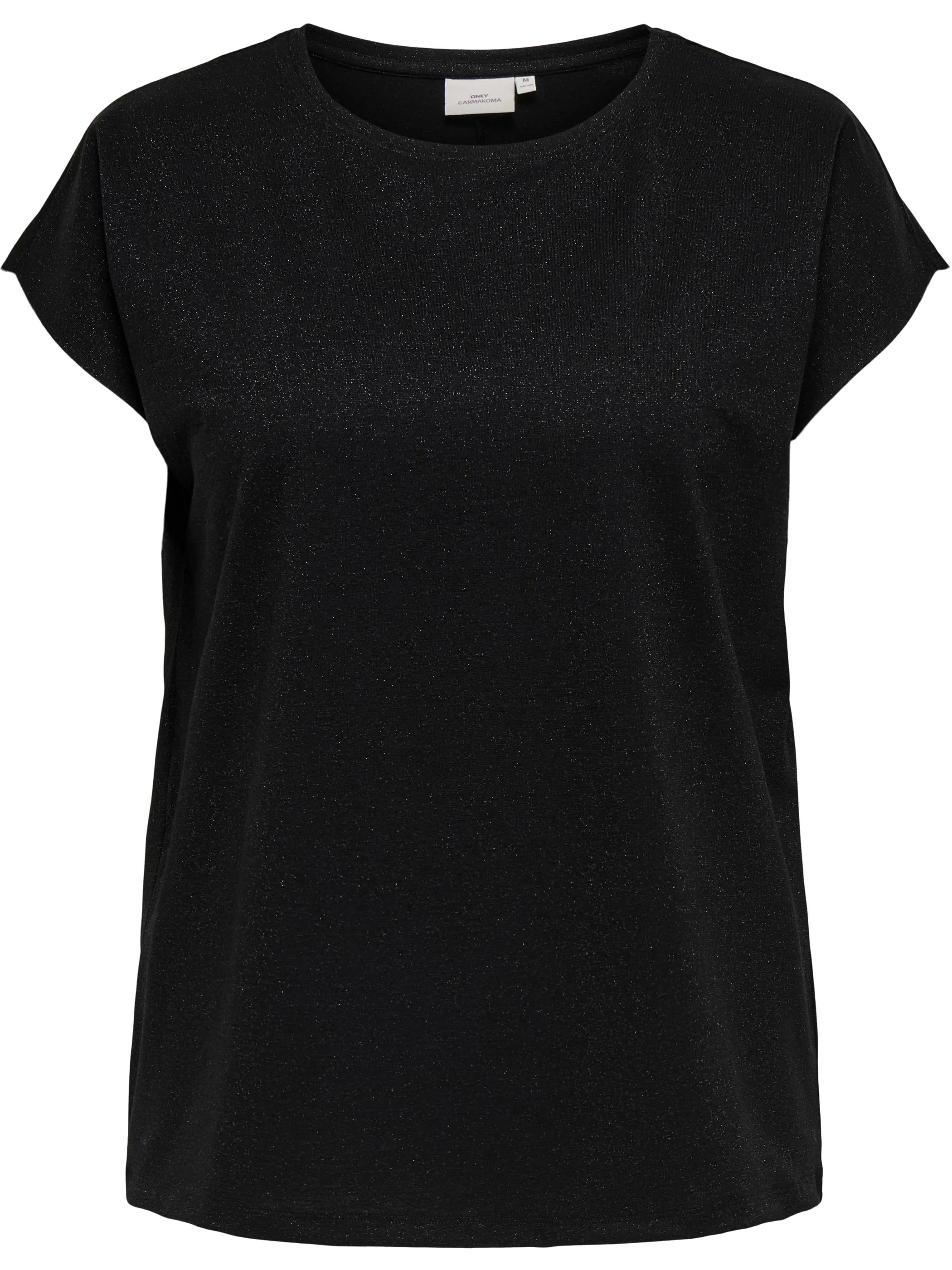 Only Carmakoma 15361742 CARMOSTER GLITTER S/S Schwarz 917558 177911002 1