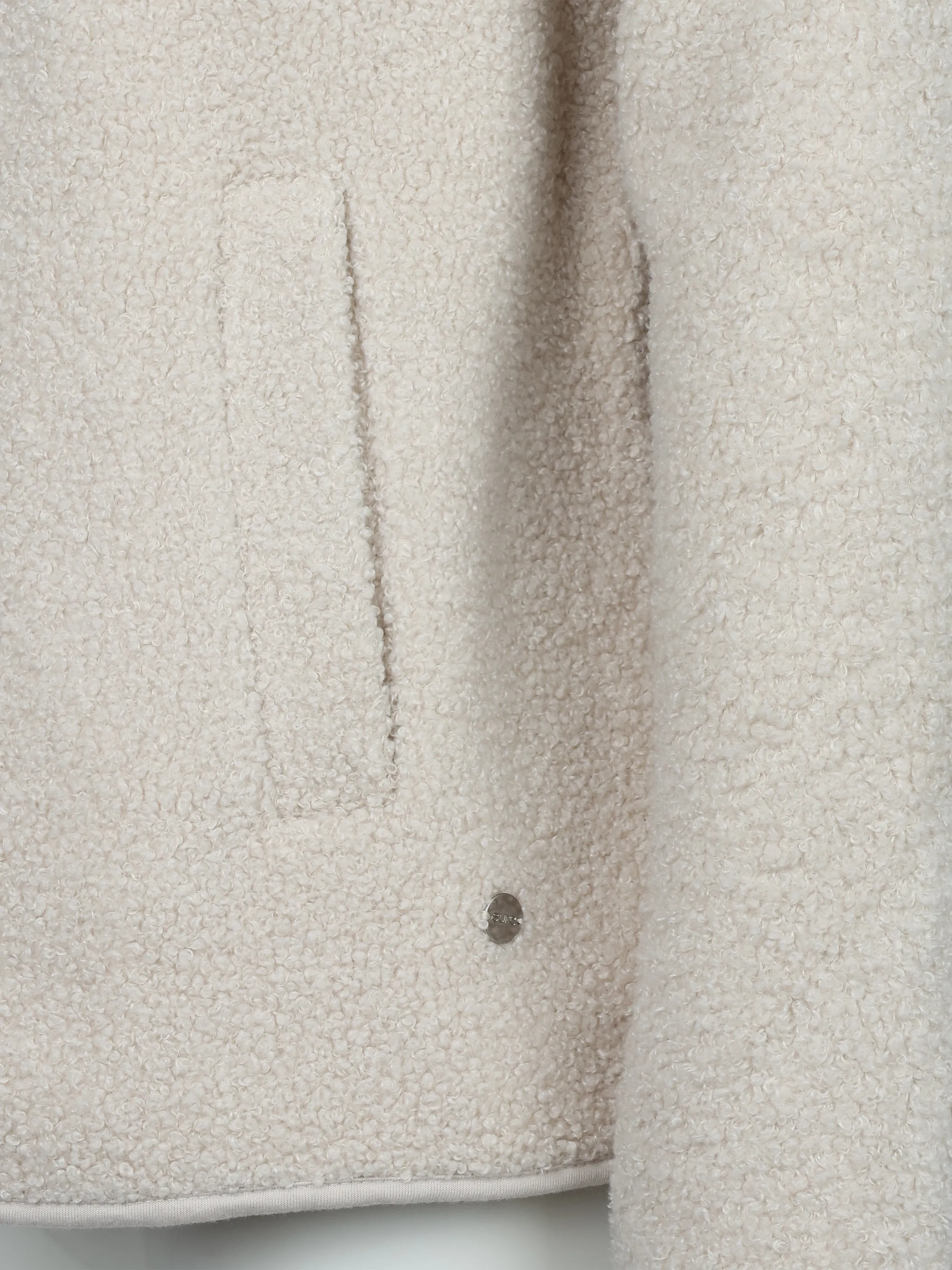 Sure Da. Teddy-Fleece Cardigan m. Kapuze Beige 928790 RAINY DAY 3