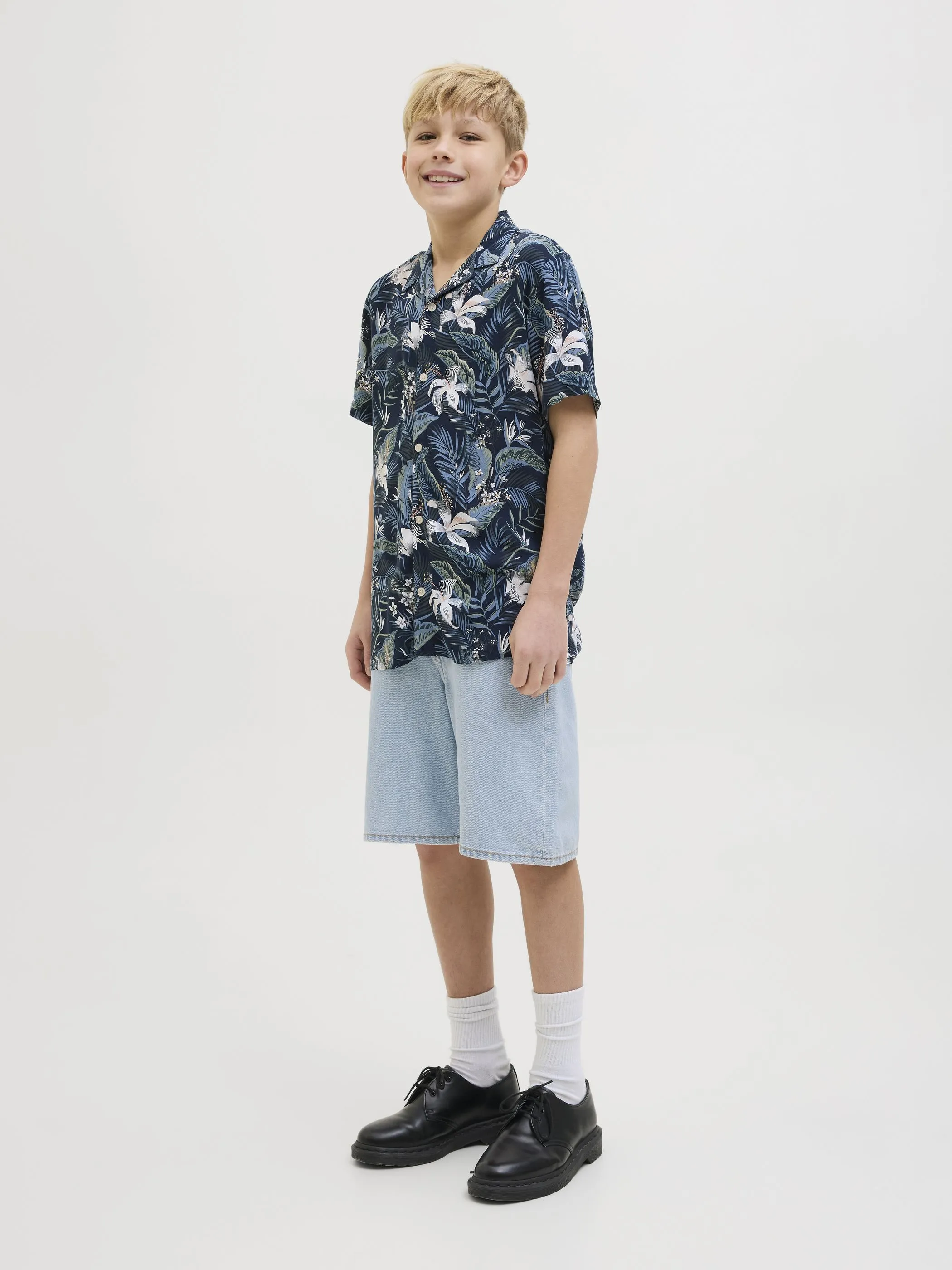 Jack&Jones Junior 12269737 JJITONY JJORIGINAL SH Blau 907277 188779 4