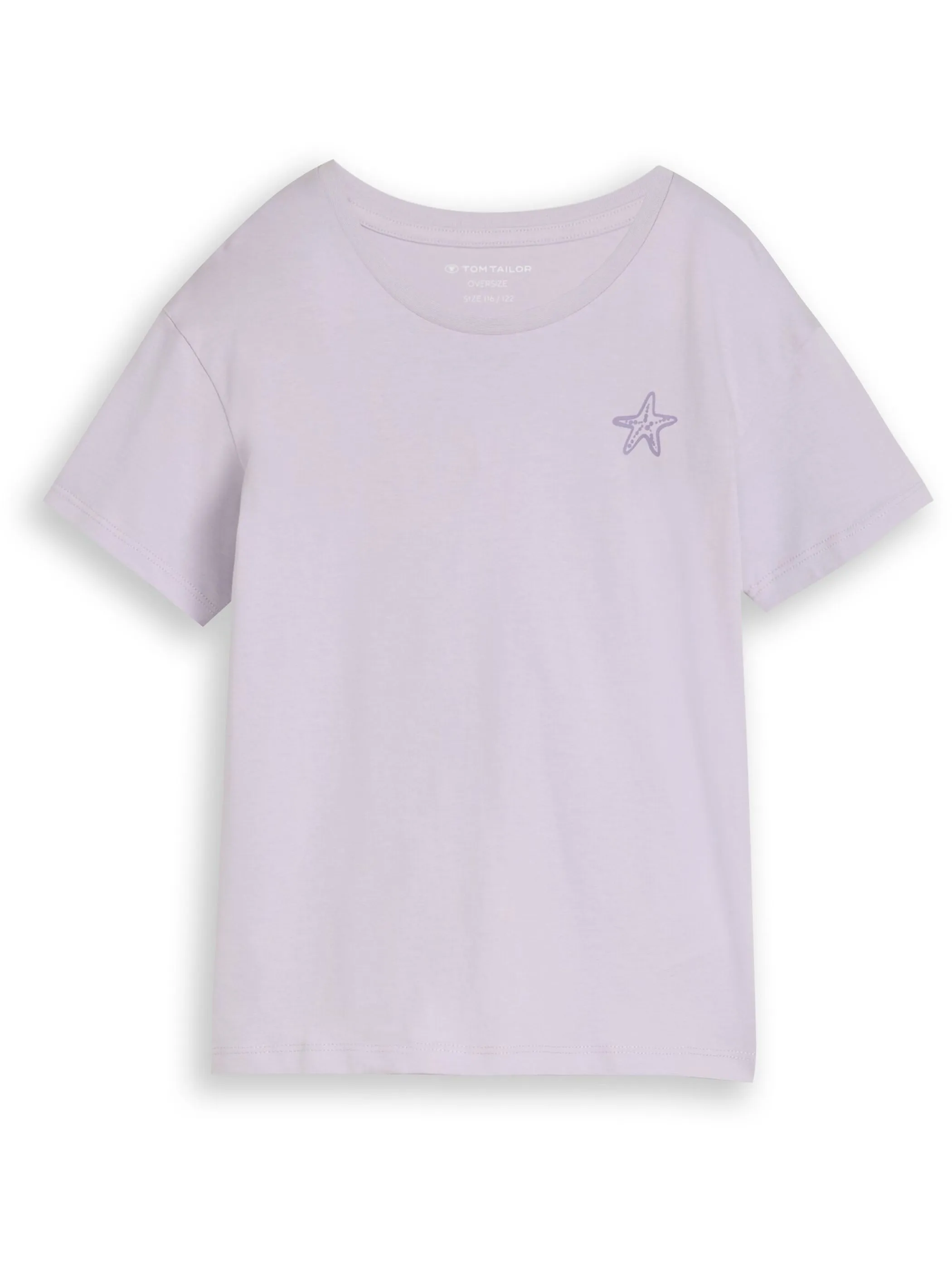 Tom Tailor 1051042 printed oversized T-shirt Lila 929652 36457 1