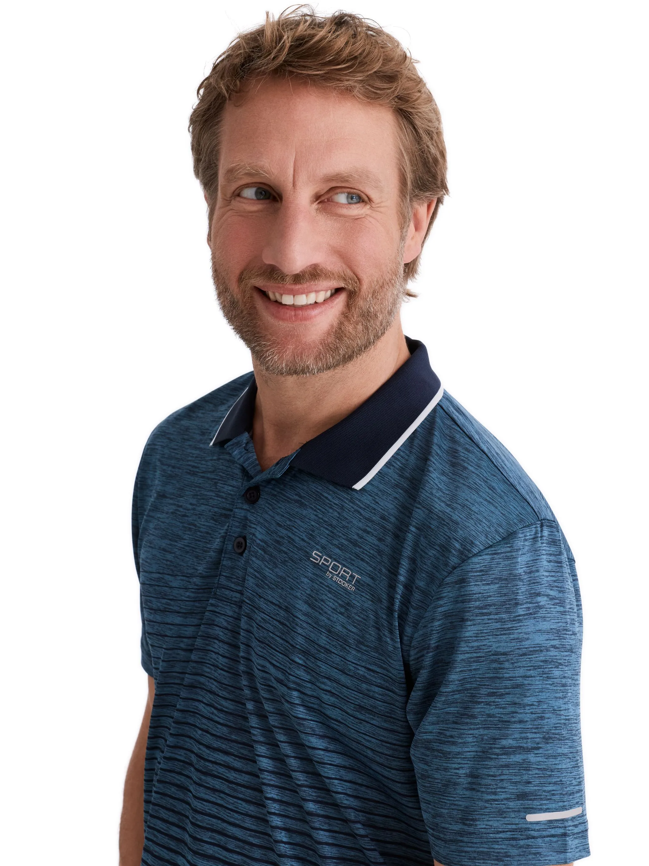 Stooker Athletic 04760300009181 He-Poloshirt PABLO Blau 928263 9181 3