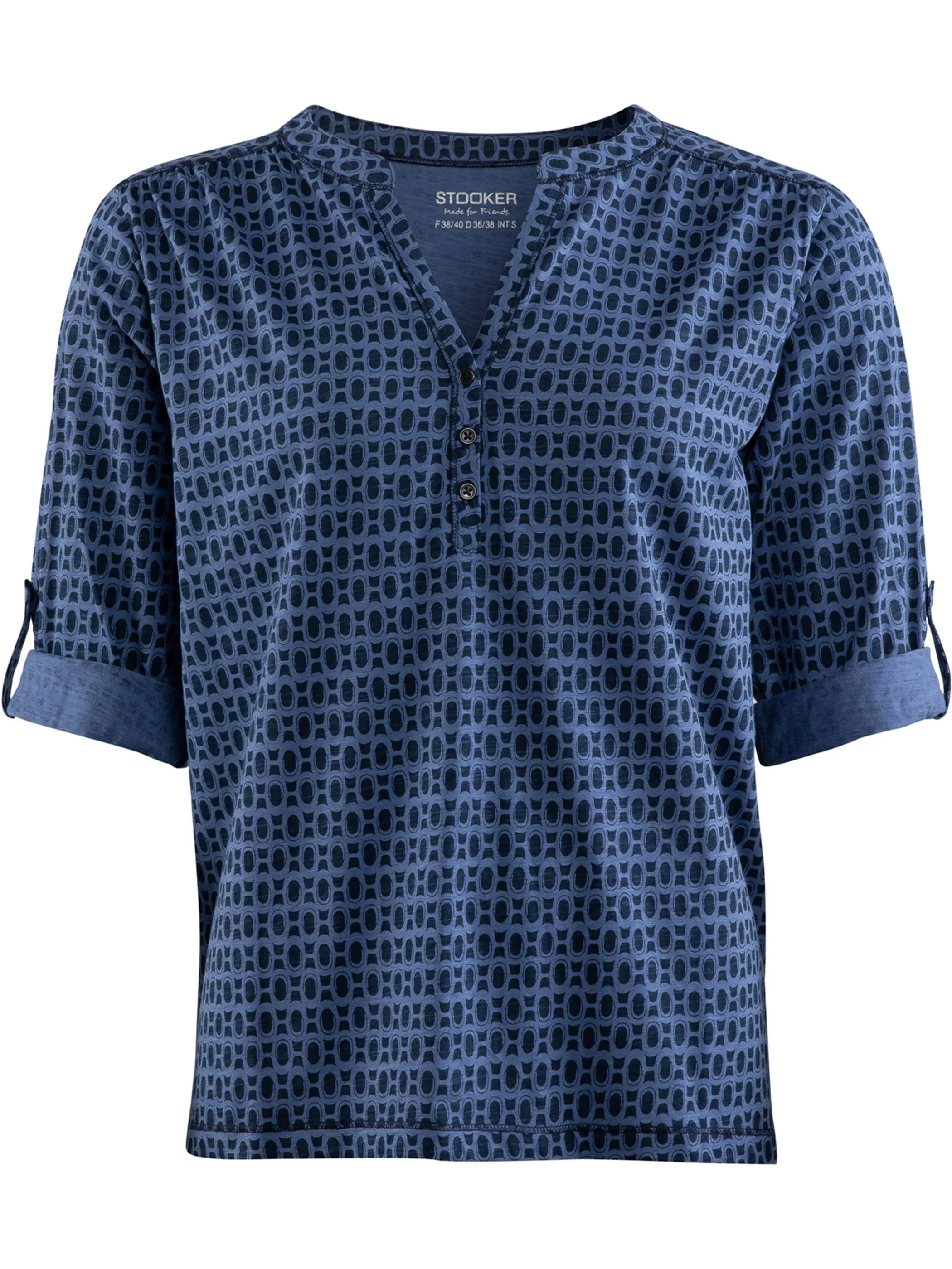 Stooker DOB 25560280009166 Da. T-Shirts / Blau 919919 9166 4