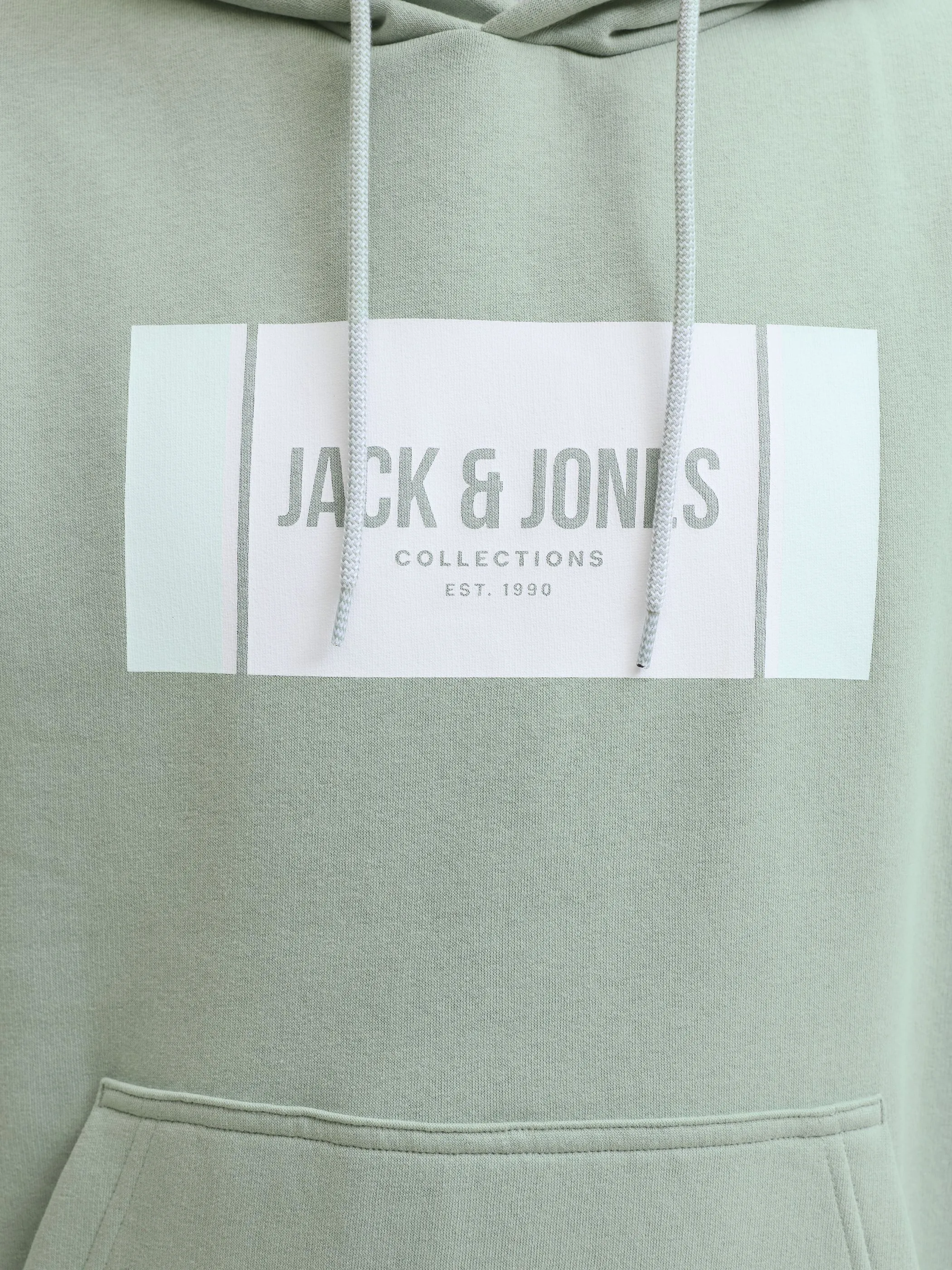 Jack Jones 12278614 JJHAYATO SWEAT HOOD BTS LN Grün 925888 176366 3