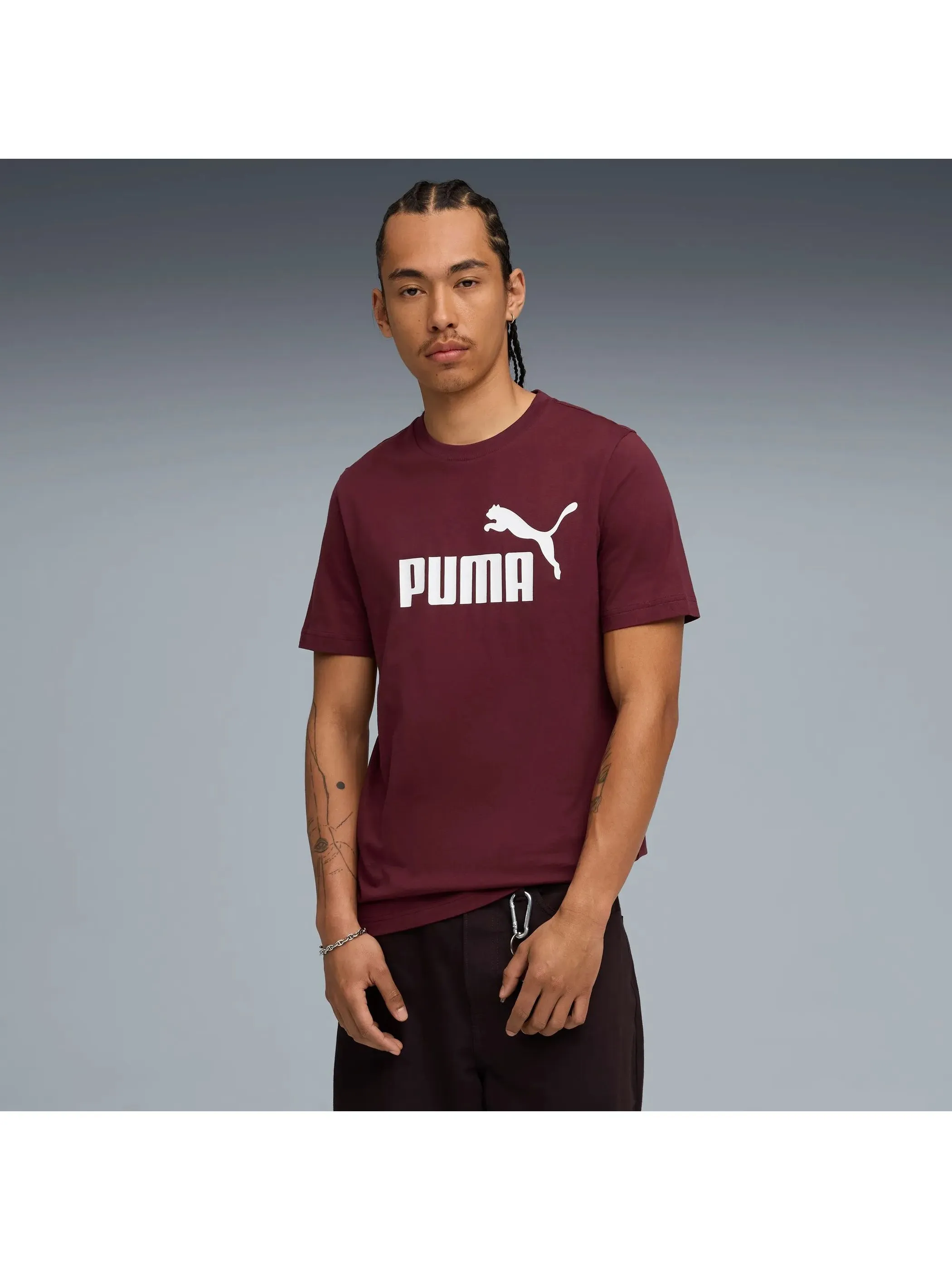 Puma 682533 He-T-Shirt ESS No. 1 Logo Tee (s) Rot 904572 0096 3