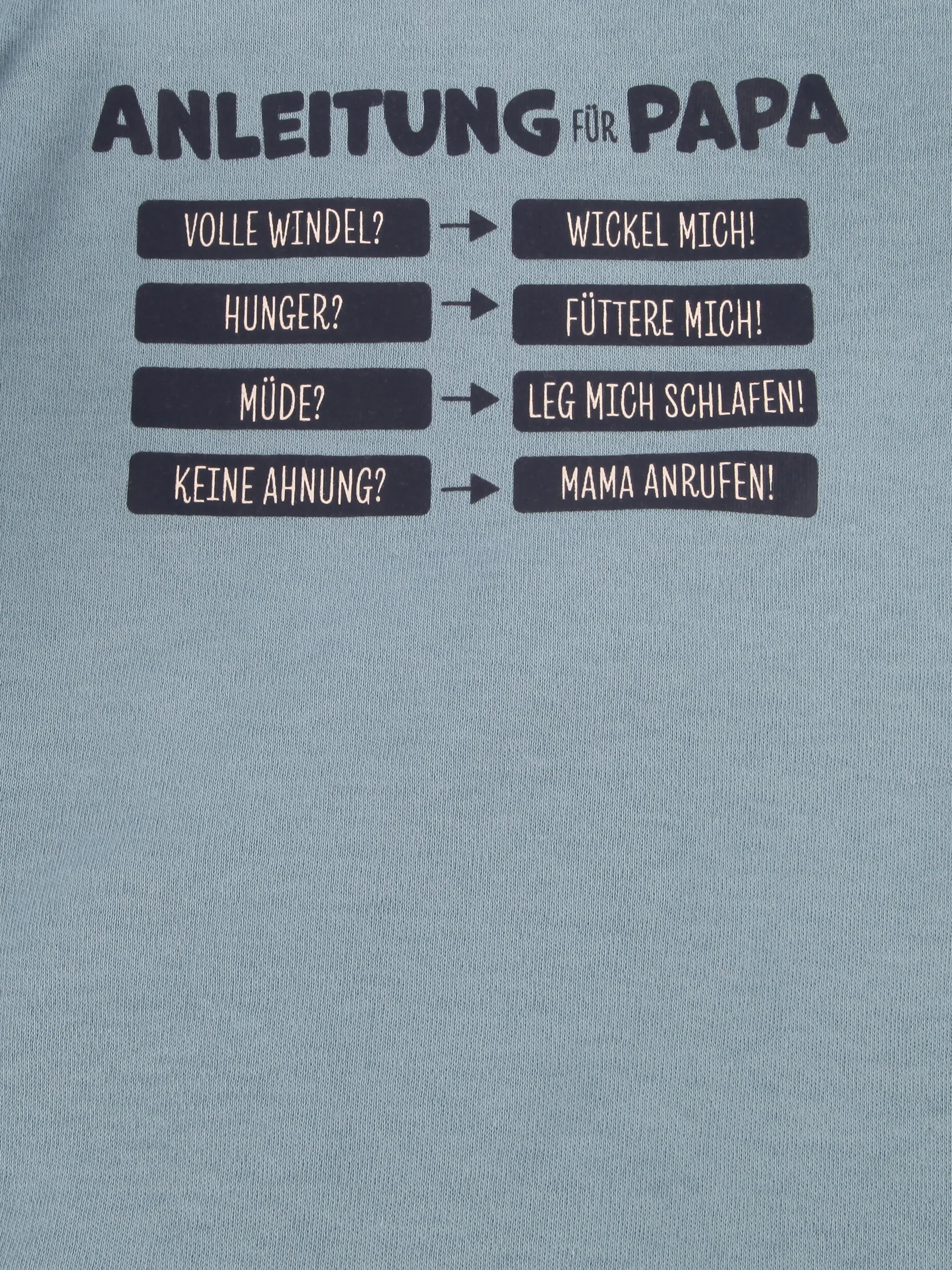 Bubble Gum BJ 2er Pack Sprüchebody "Anleitung für Papa" Weiß 915229 WEIßBLAU 3 Bubble Gum BJ 2er Pack Sprüchebody "Anleitung für Papa" Weiß 915229 WEIßBLAU 3