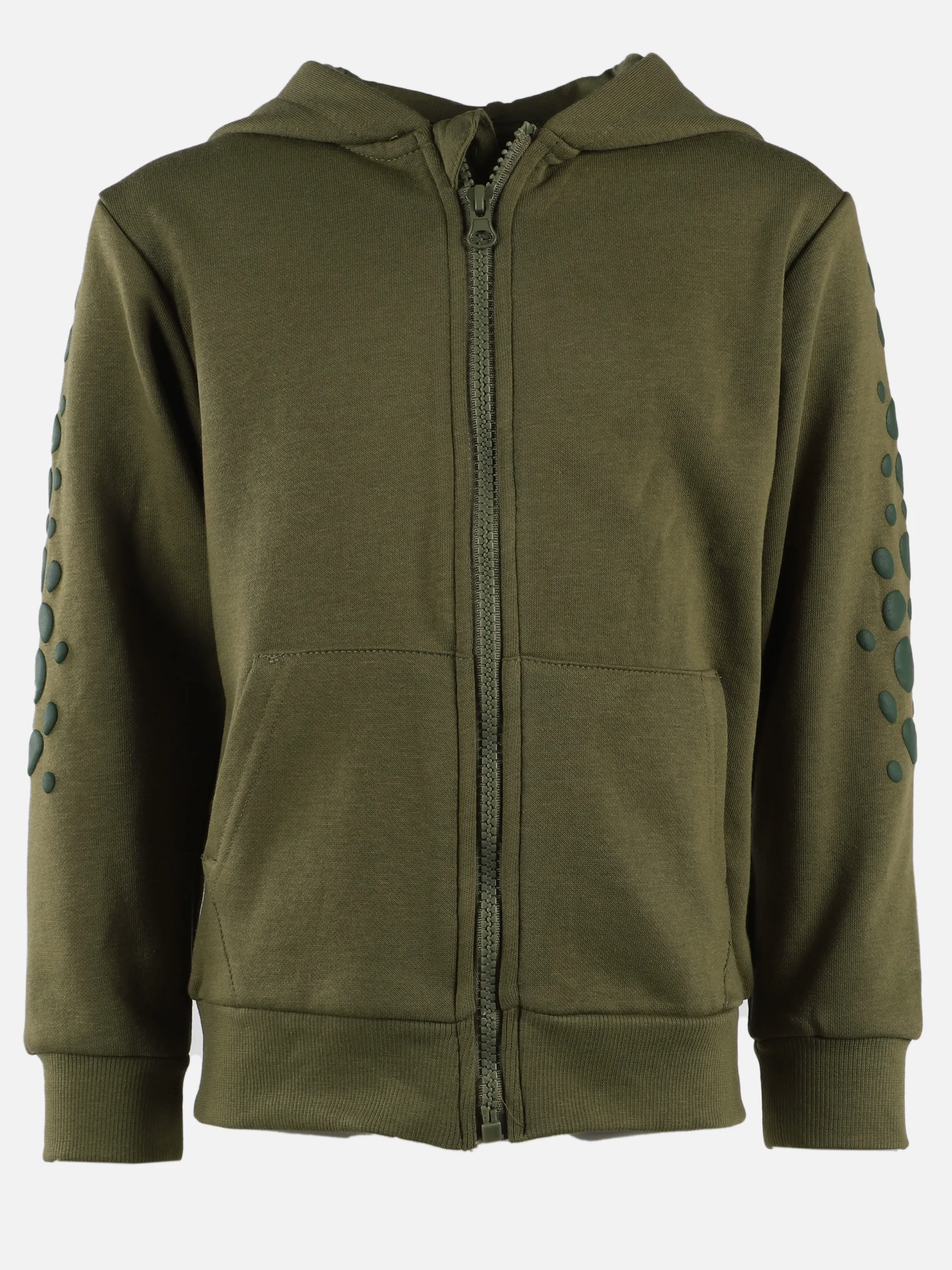 One Way KJ Sweatjacket mit Dino Print in grün Grün 913510 GRÜN 1