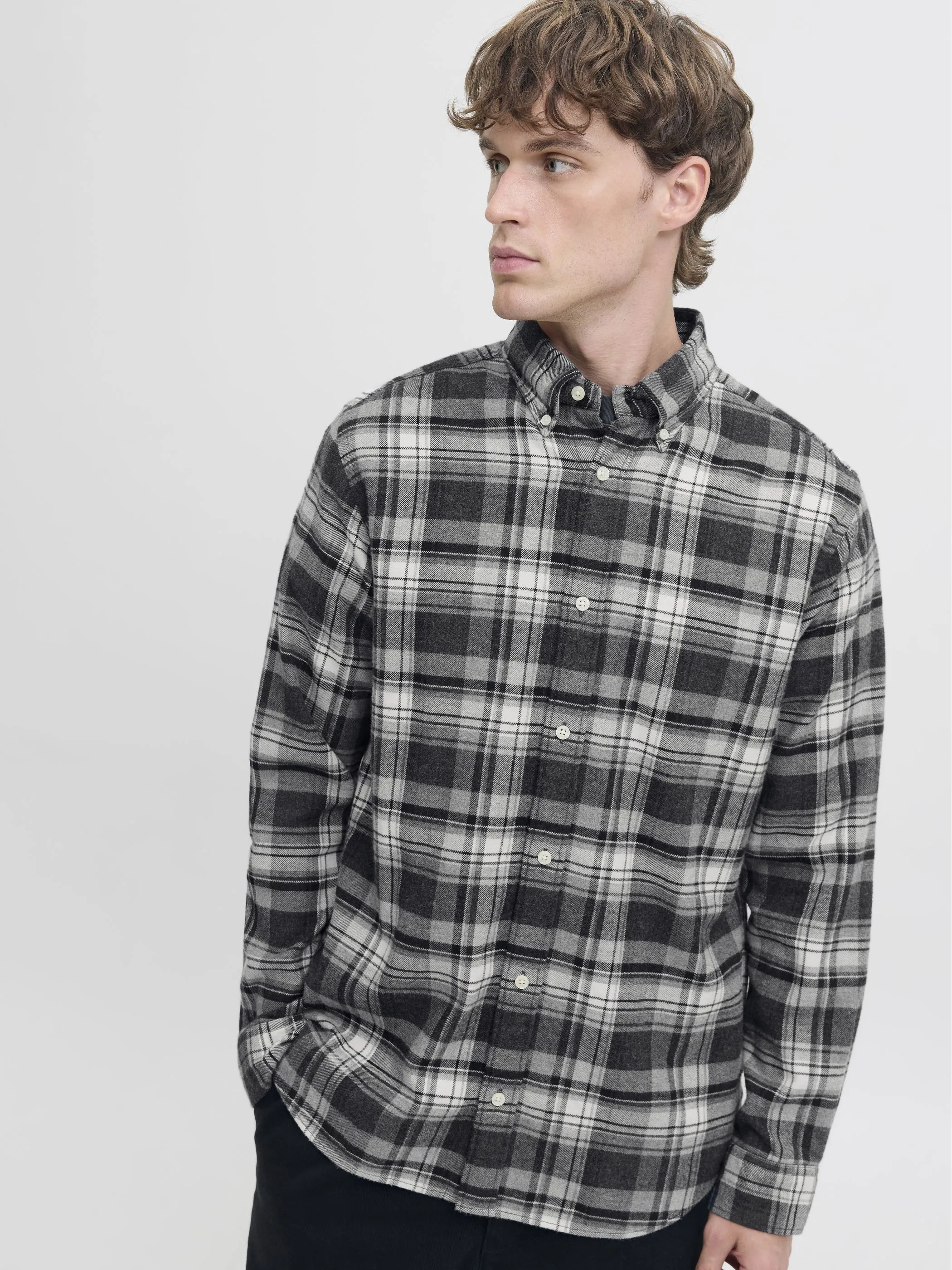Jack&Jones Premium 12286224 JPRBLUBARKLEY FLANNEL Grau 917830 176543