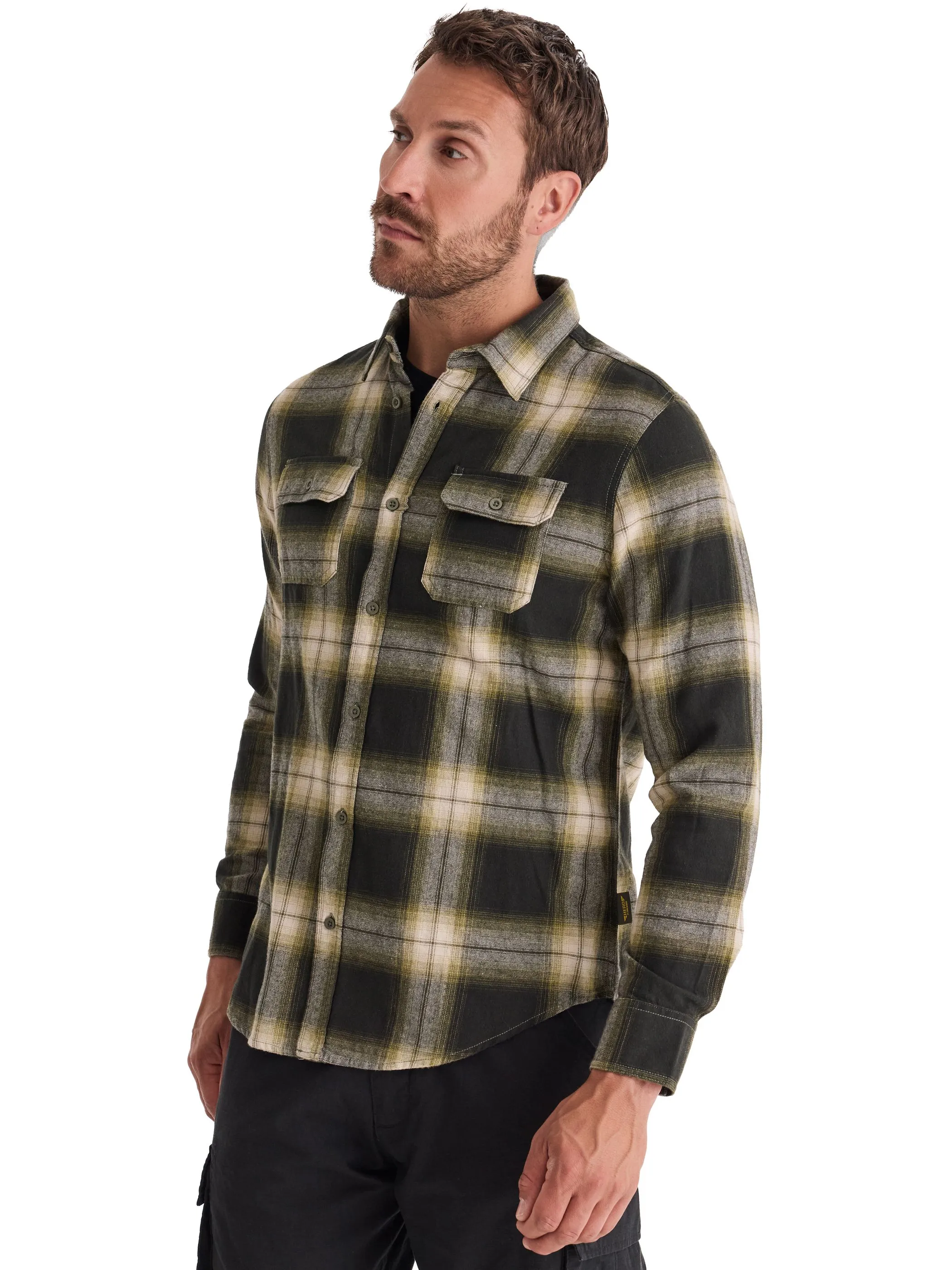 HERO by John Medoox 73102280009150 He. Bluse/Hemd, Grün 936971 9150 4