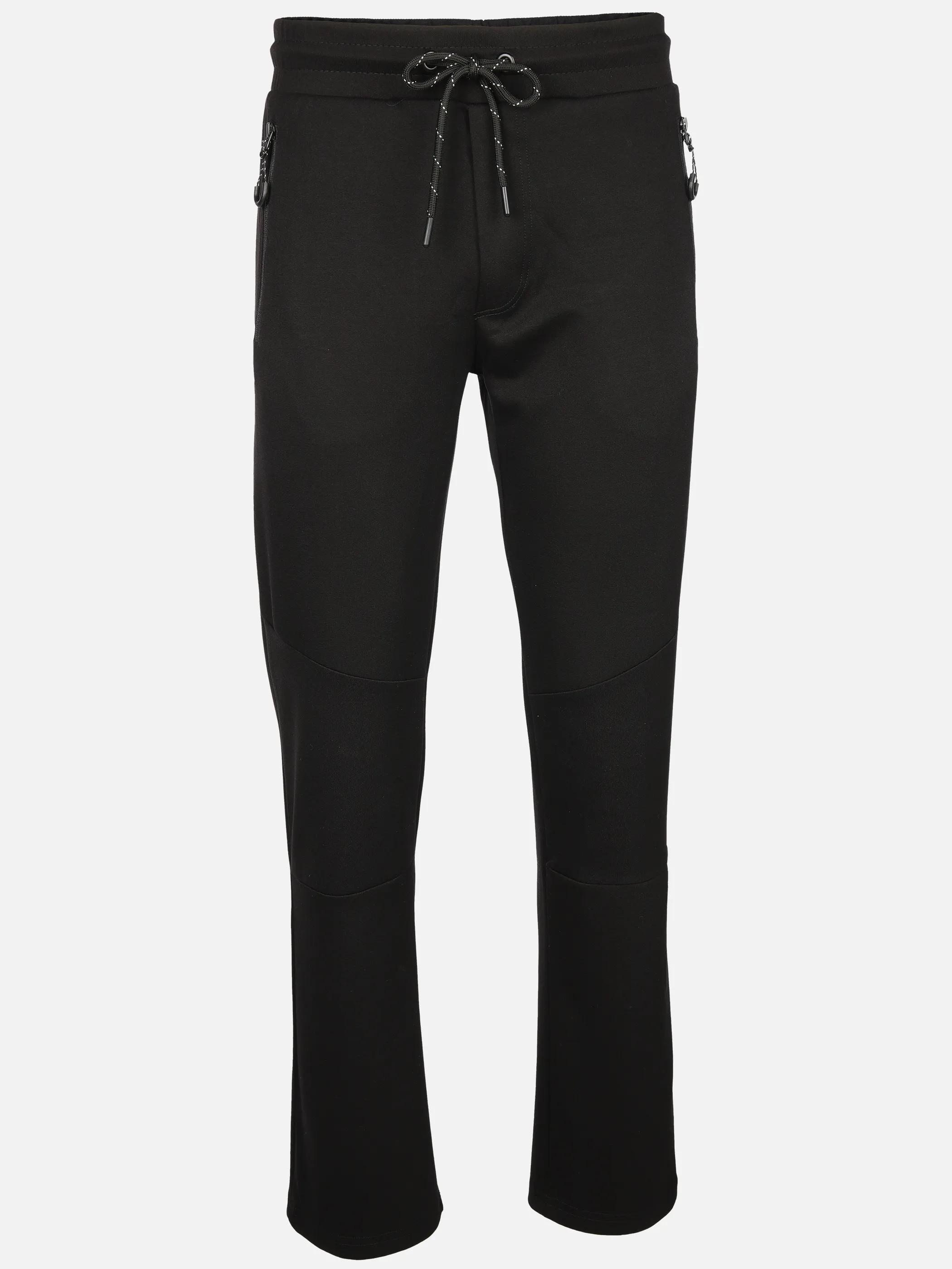 Grinario Sports He-Jogginghose, offenes Bein Schwarz 904416 BLACK 1 Grinario Sports He-Jogginghose, offenes Bein Schwarz 904416 BLACK 1