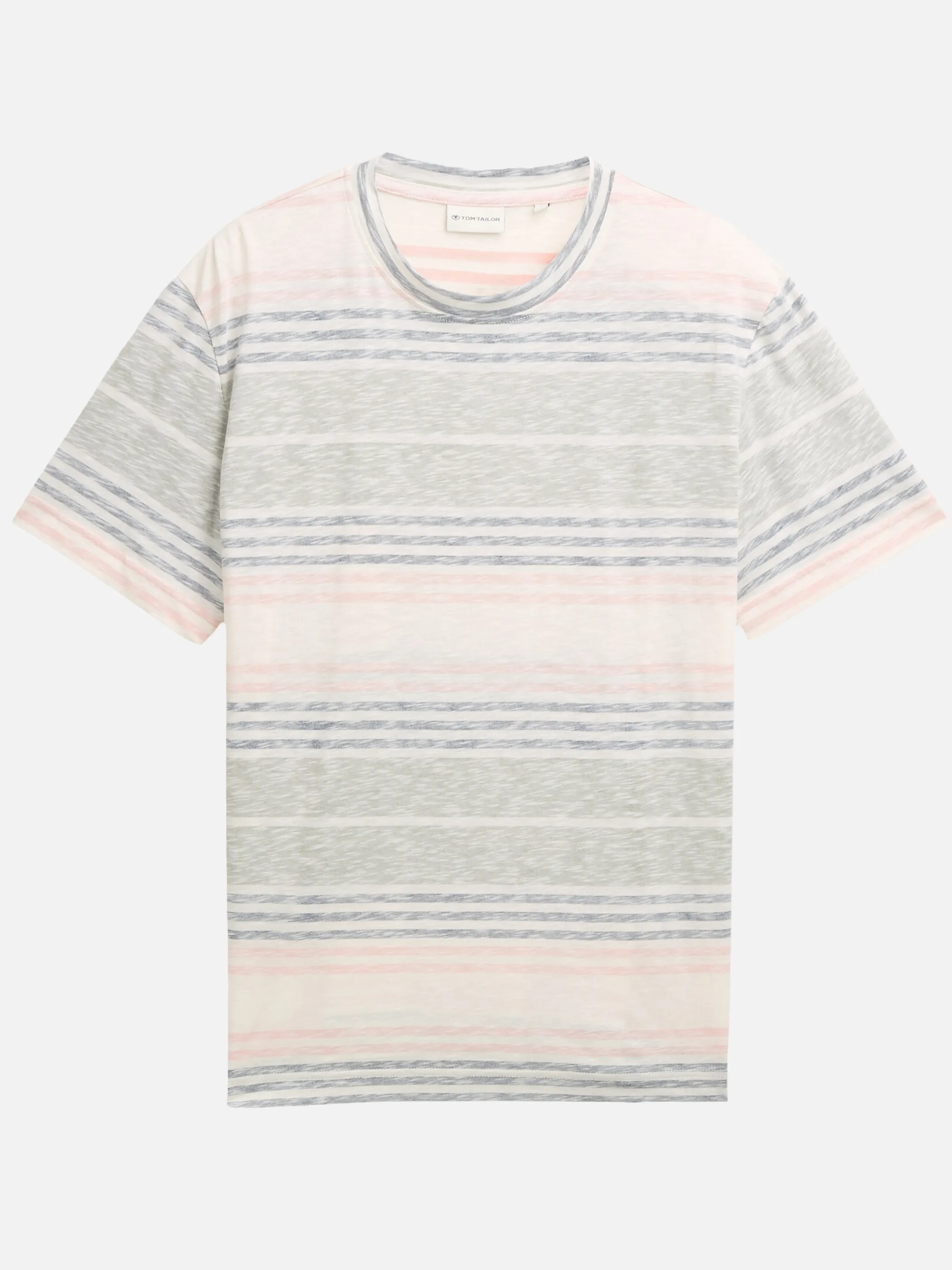 Tom Tailor 1050207 inside printed stripe t-shirt Bunt 922124 39948 3
