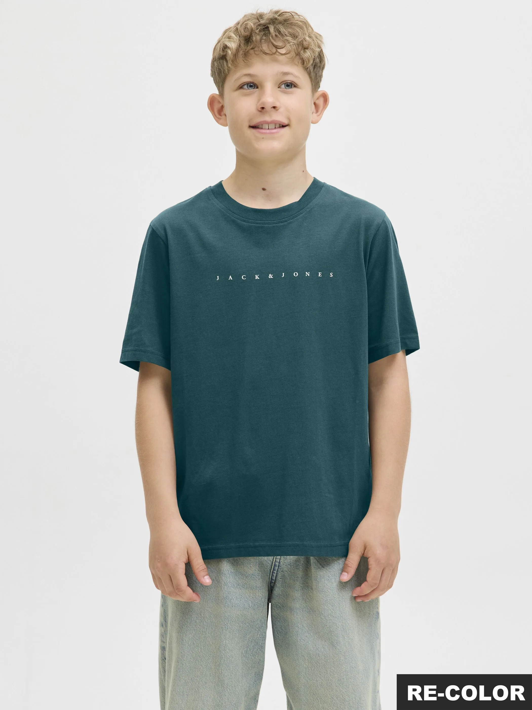 Jack&Jones Junior 12237435 JJESTAR JJ TEE SS NOOS JNR Grün 879589 177498 4