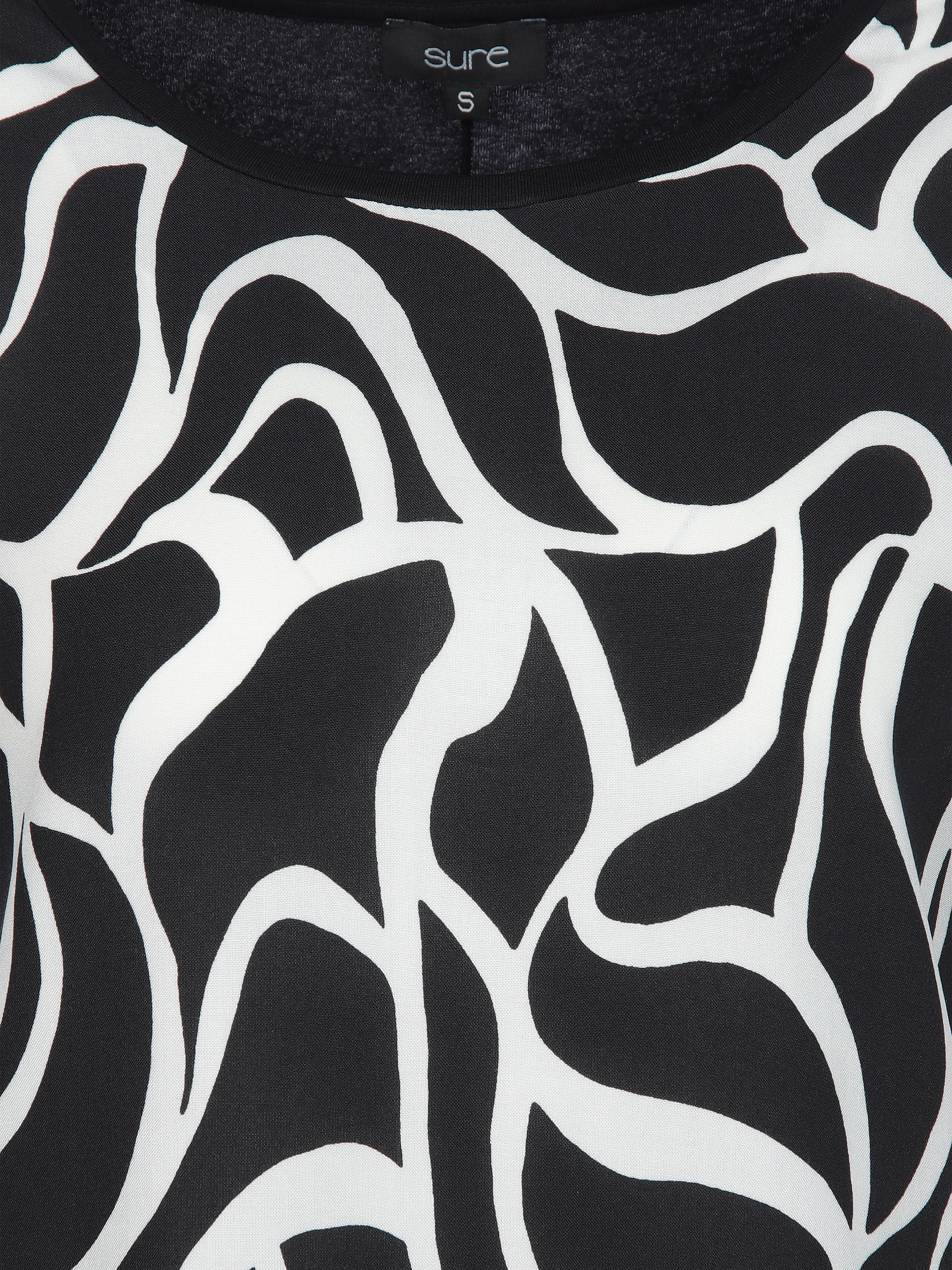 Sure Da-Shirt m. Print Schwarz 907275 SW/WE 3 Sure Da-Shirt m. Print Schwarz 907275 SW/WE 3