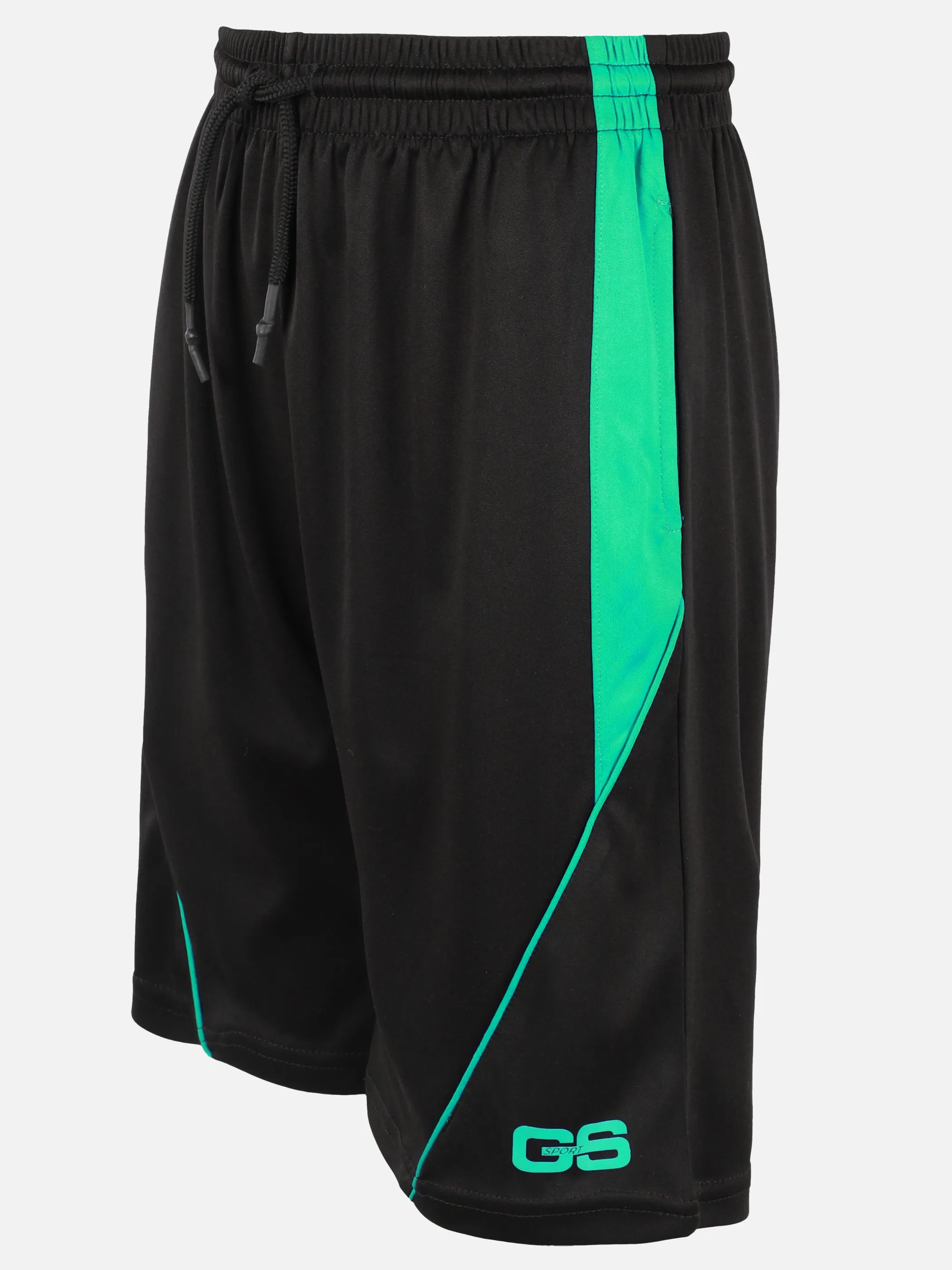 Grinario Sports TB-Trainingsshorts Schwarz 907771 BL/GREEN 3 Grinario Sports TB-Trainingsshorts Schwarz 907771 BL/GREEN 3