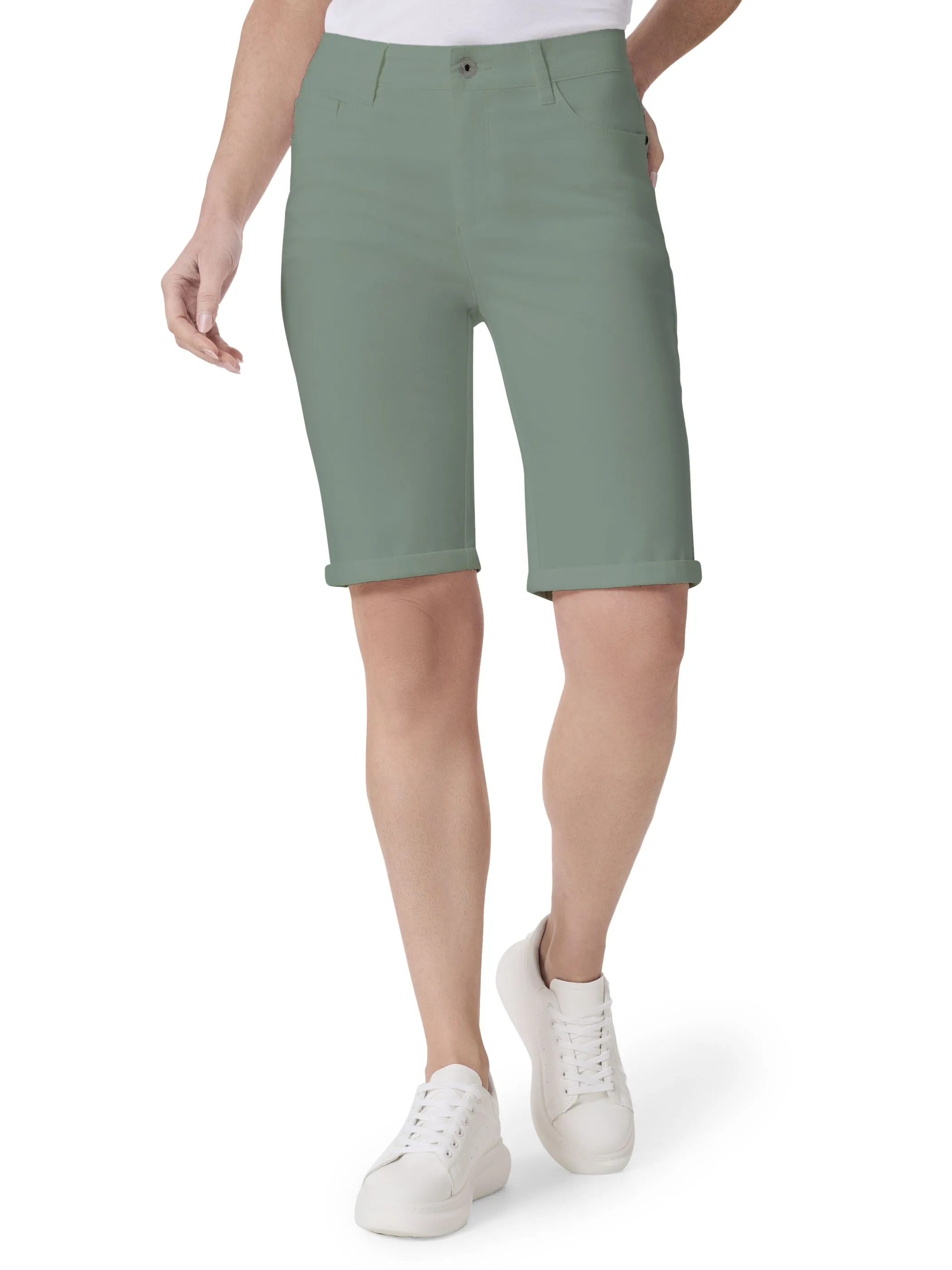 Stooker DOB 03330390555023 Da. Shorts/Berm Grün 911268 5023 1