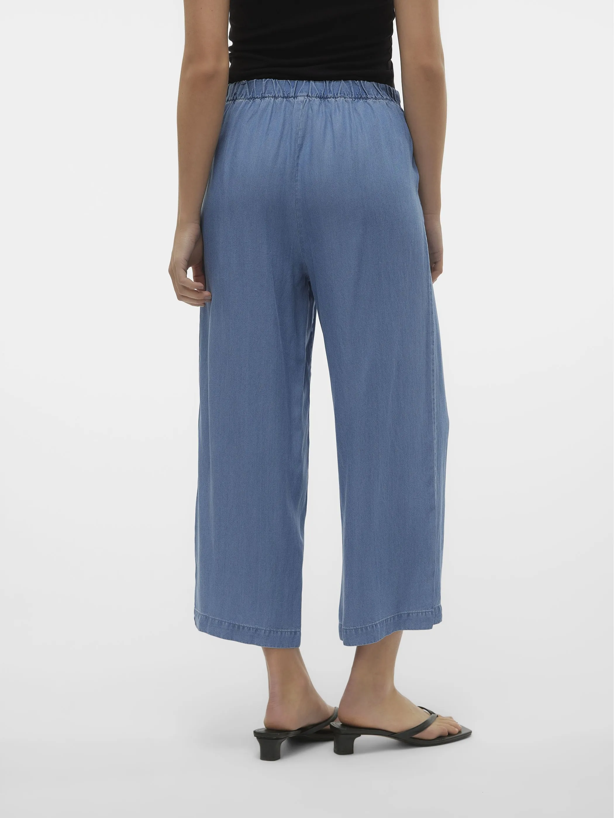 Vero Moda 10304861 VMBREE MW WIDE CULOTT Blau 891953 178001 5