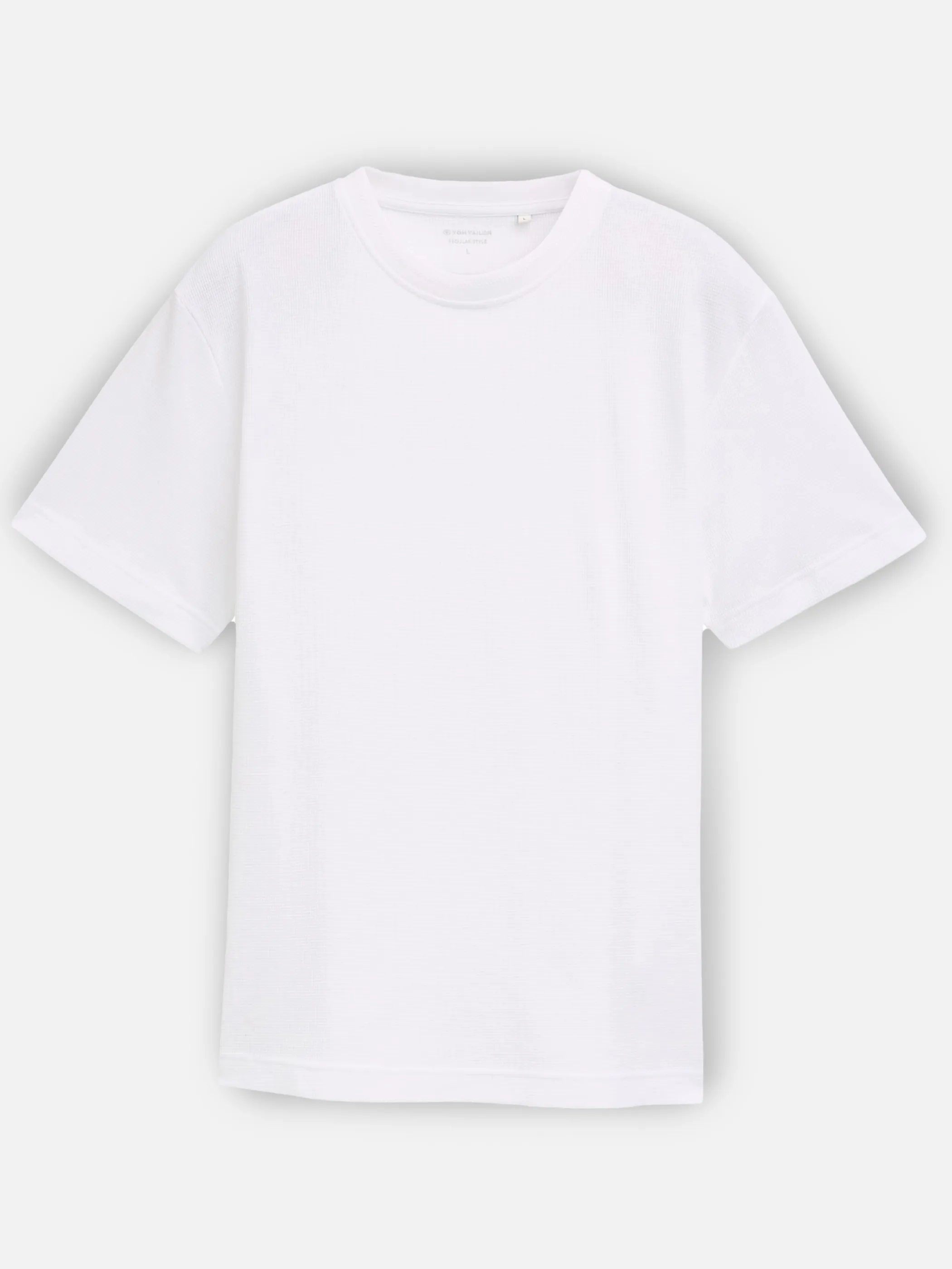 Tom Tailor 1046810 structured t-shirt Weiß 910583 20000 1 Tom Tailor 1046810 structured t-shirt Weiß 910583 20000 1