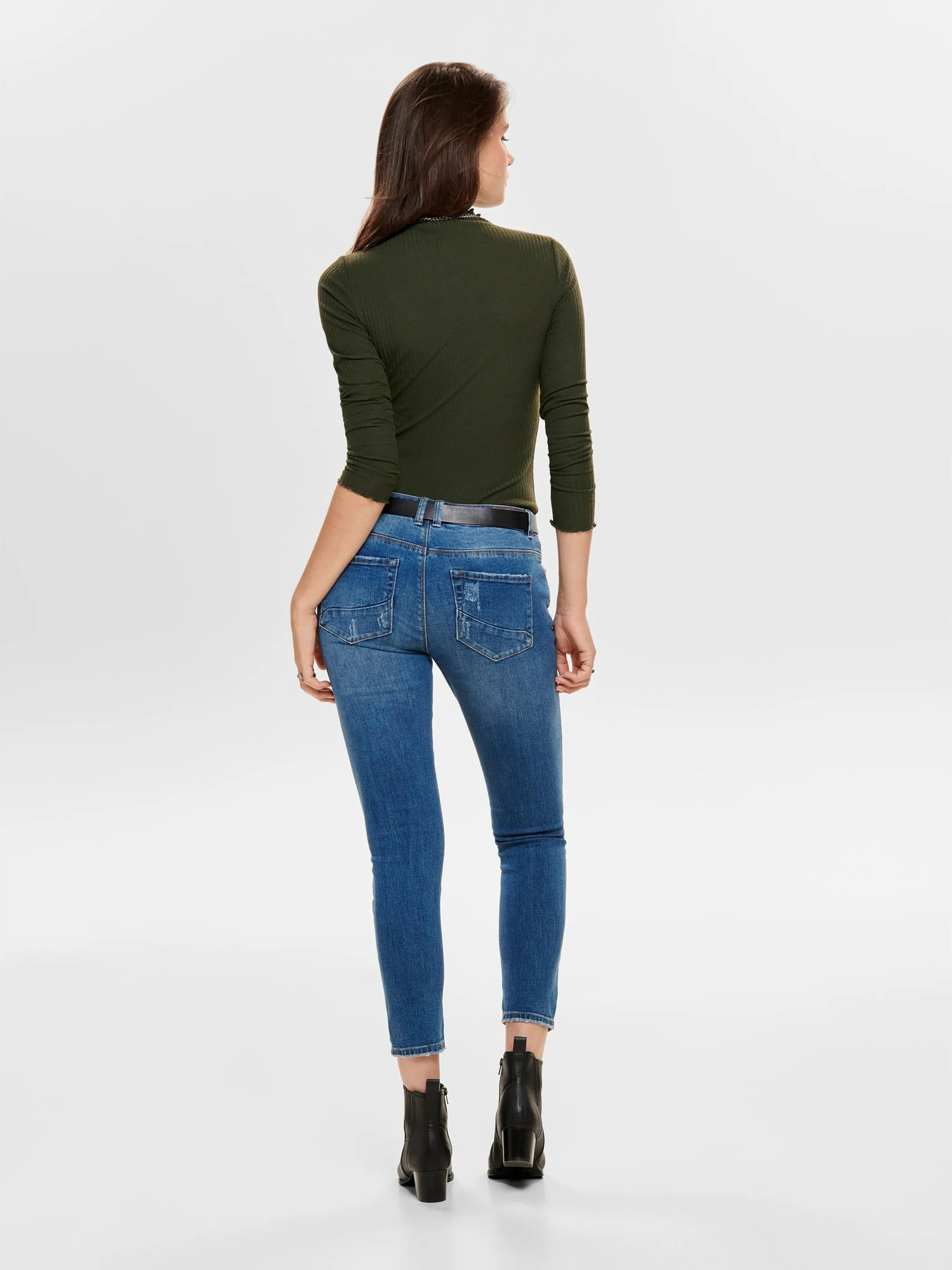 Only 15180040 ONLEMMA L/S HIGH NECK Grün 824110 193783 5