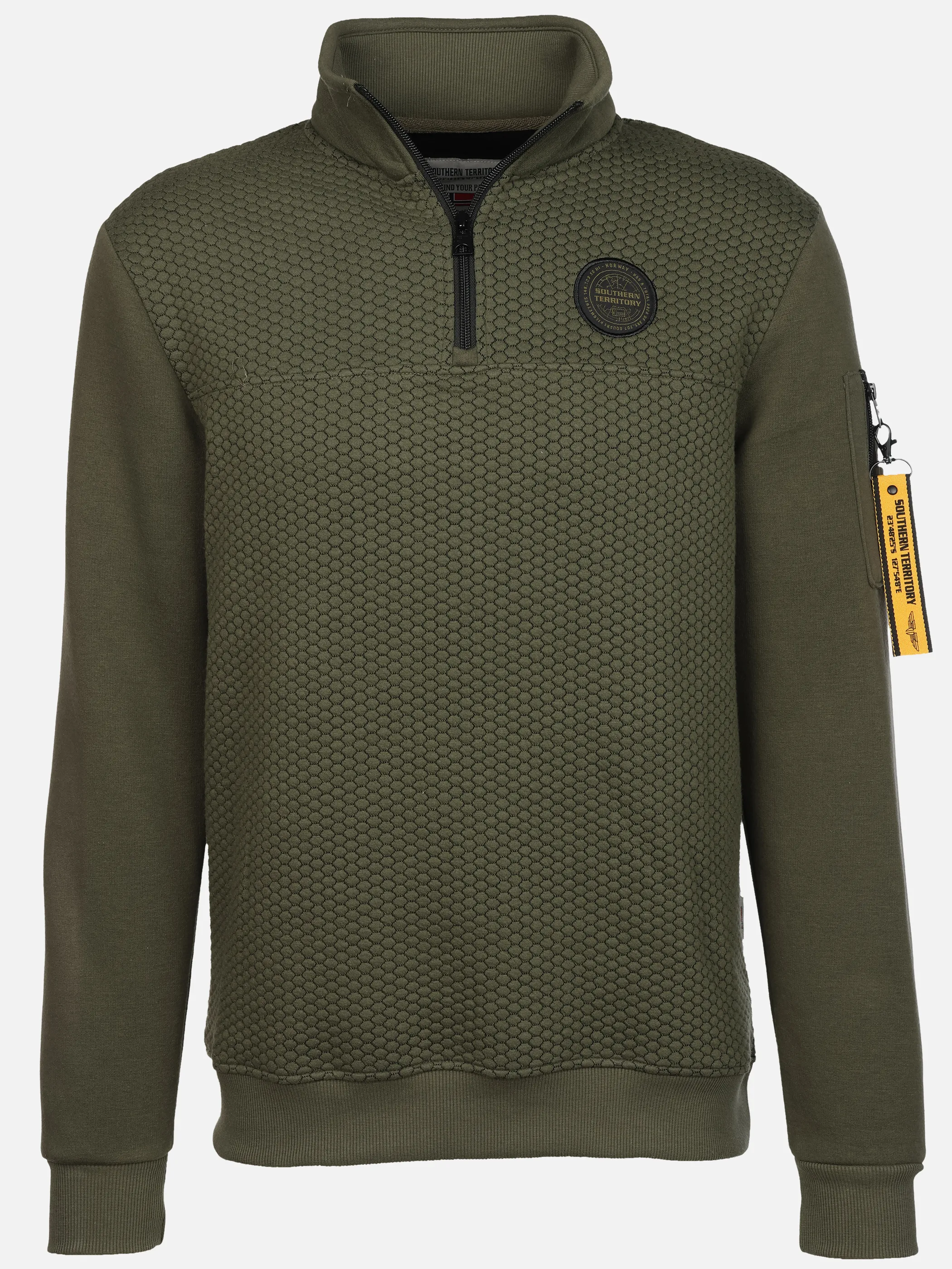 Southern Territory He. Sweattroyer Struktur Batch Oliv 931858 OLIVE 1