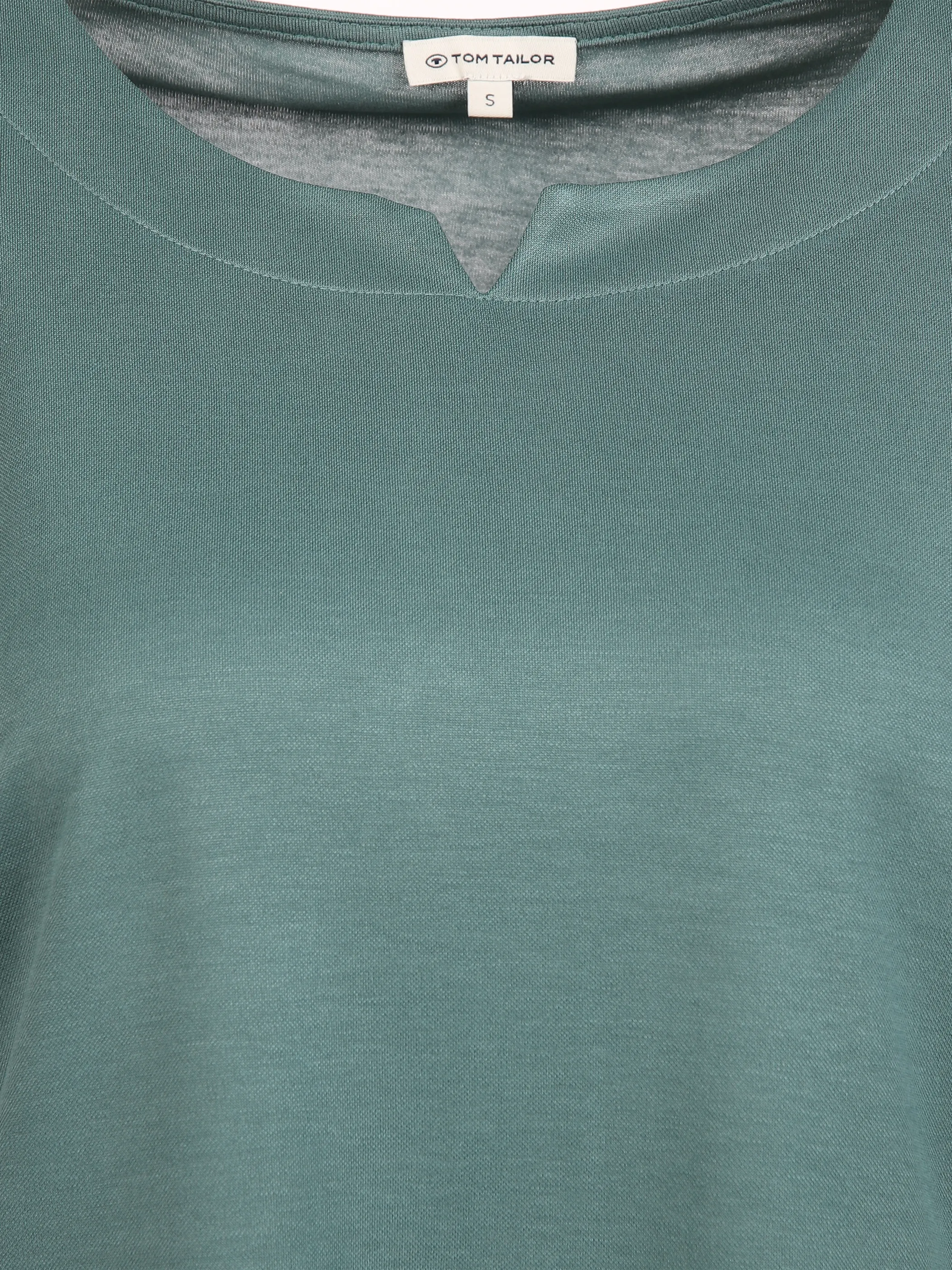 Tom Tailor 1040547 NOS T-shirt fabric mix crew neck Grün 890601 10697 3 Tom Tailor 1040547 NOS T-shirt fabric mix crew neck Grün 890601 10697 3