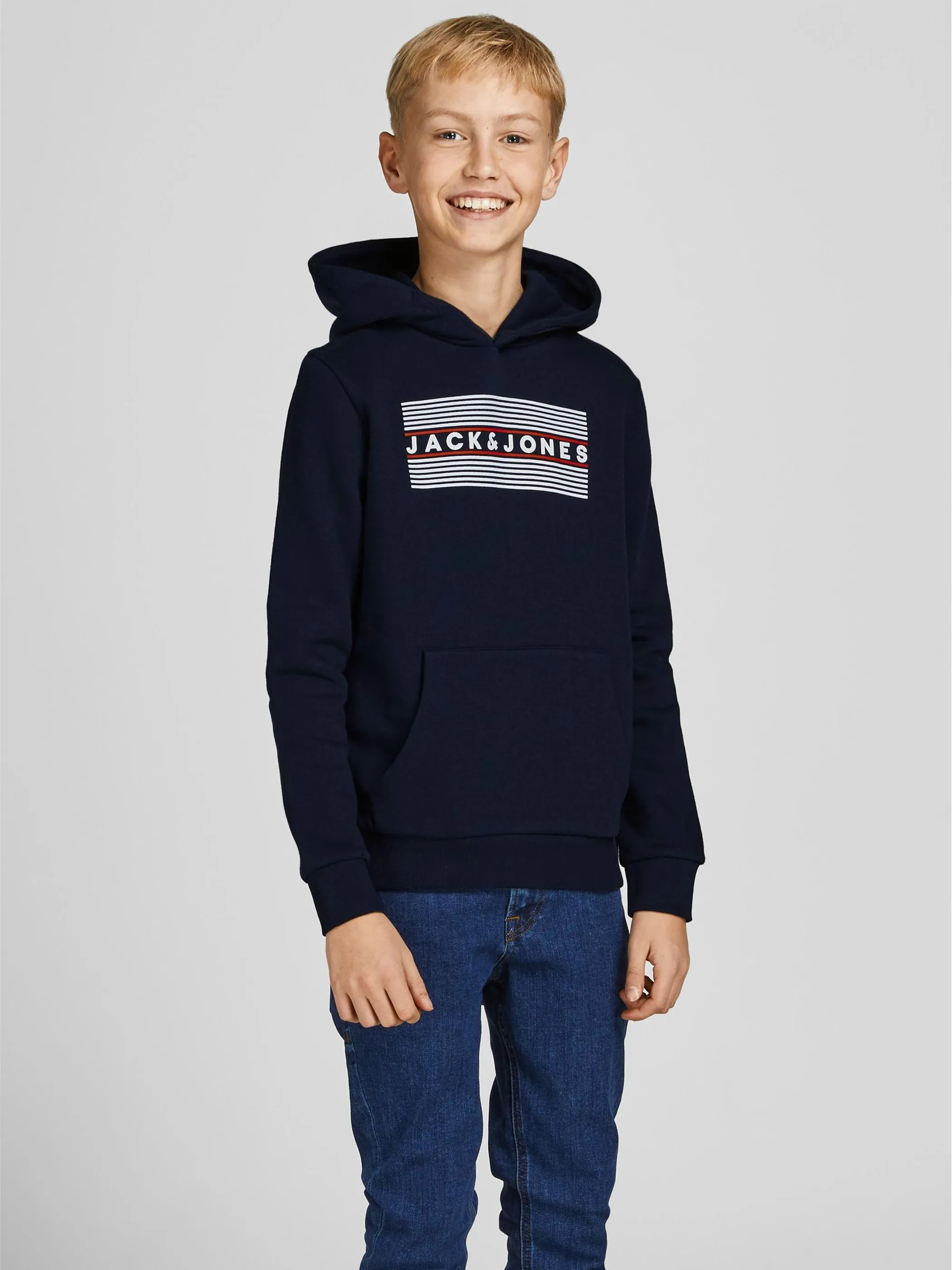 Jack&Jones Junior 12152841 JJECORP LOGO SWEAT HO Blau 847246 175876008 5 Jack&Jones Junior 12152841 JJECORP LOGO SWEAT HO Blau 847246 175876008 5