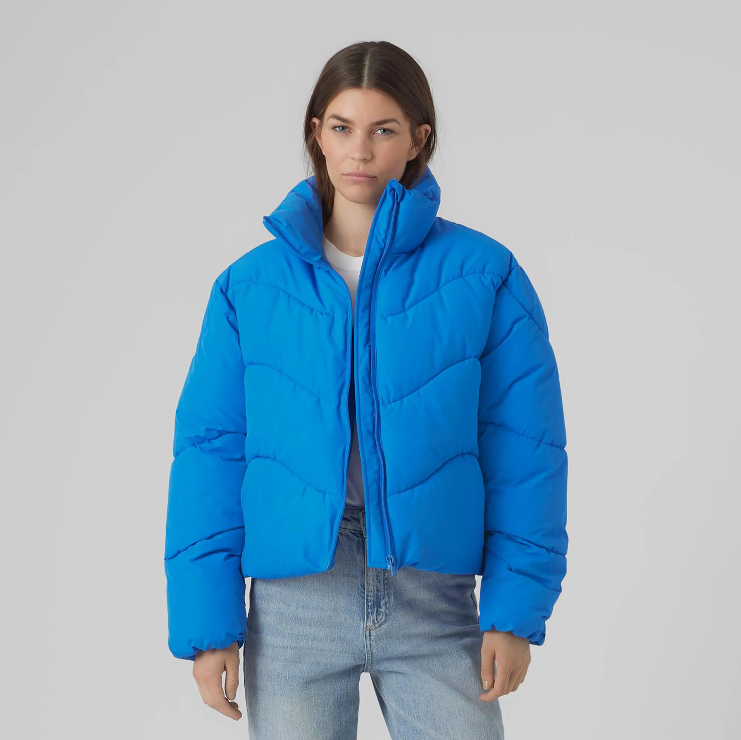 Vero Moda 10290471 VMWAVE SHORT JACKET B Blau 880189 224396 3 Vero Moda 10290471 VMWAVE SHORT JACKET B Blau 880189 224396 3