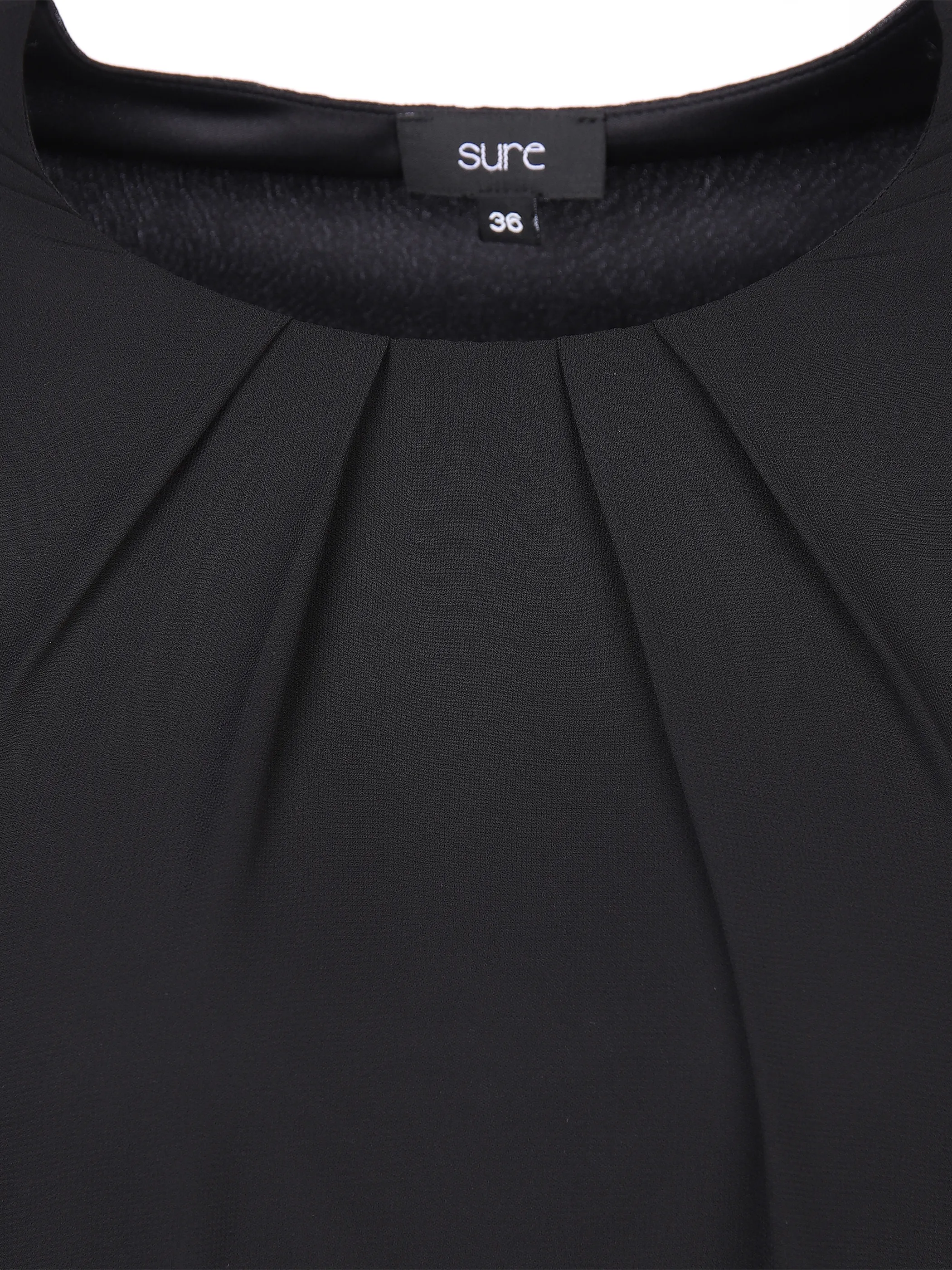Sure Da-Bluse m. 3/4 Arm Schwarz 870864 SCHWARZ 3