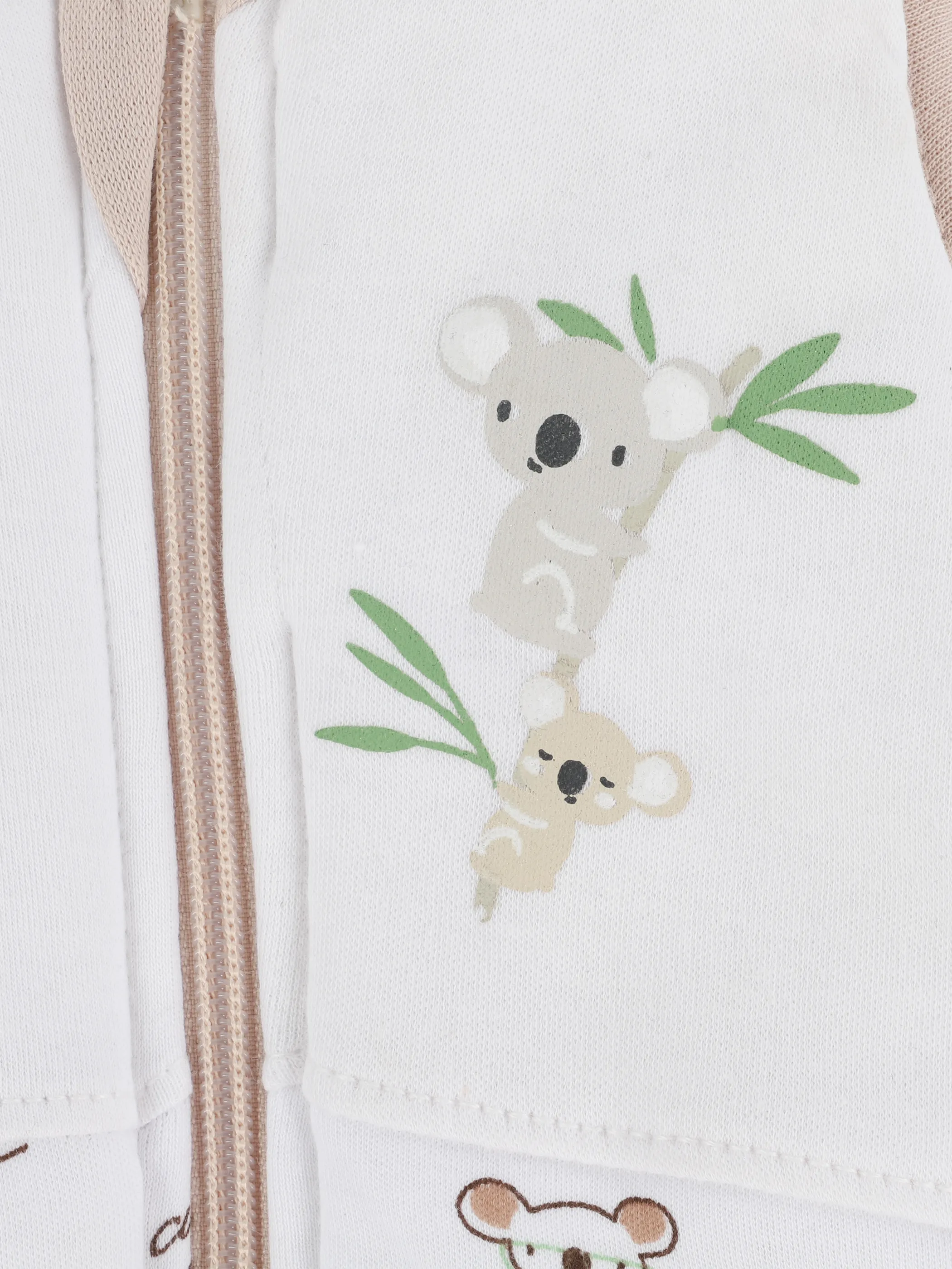 Bubble Gum Baby Unisex Schlafsack mit Koala Motiv in weiß Weiß 901351 WEIß 3