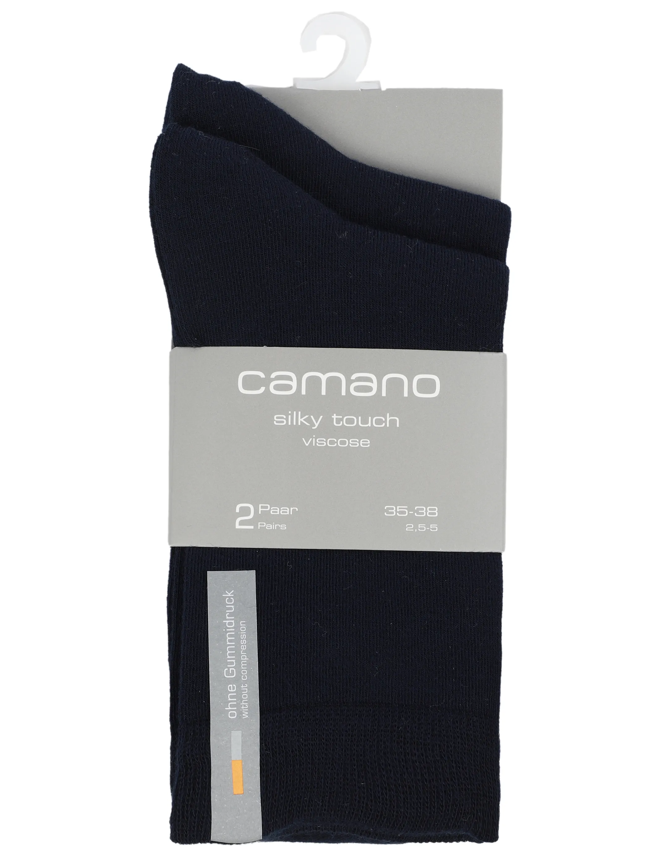 Camano 000003514 Da-Socken silky f 2P Blau 861930 0004
