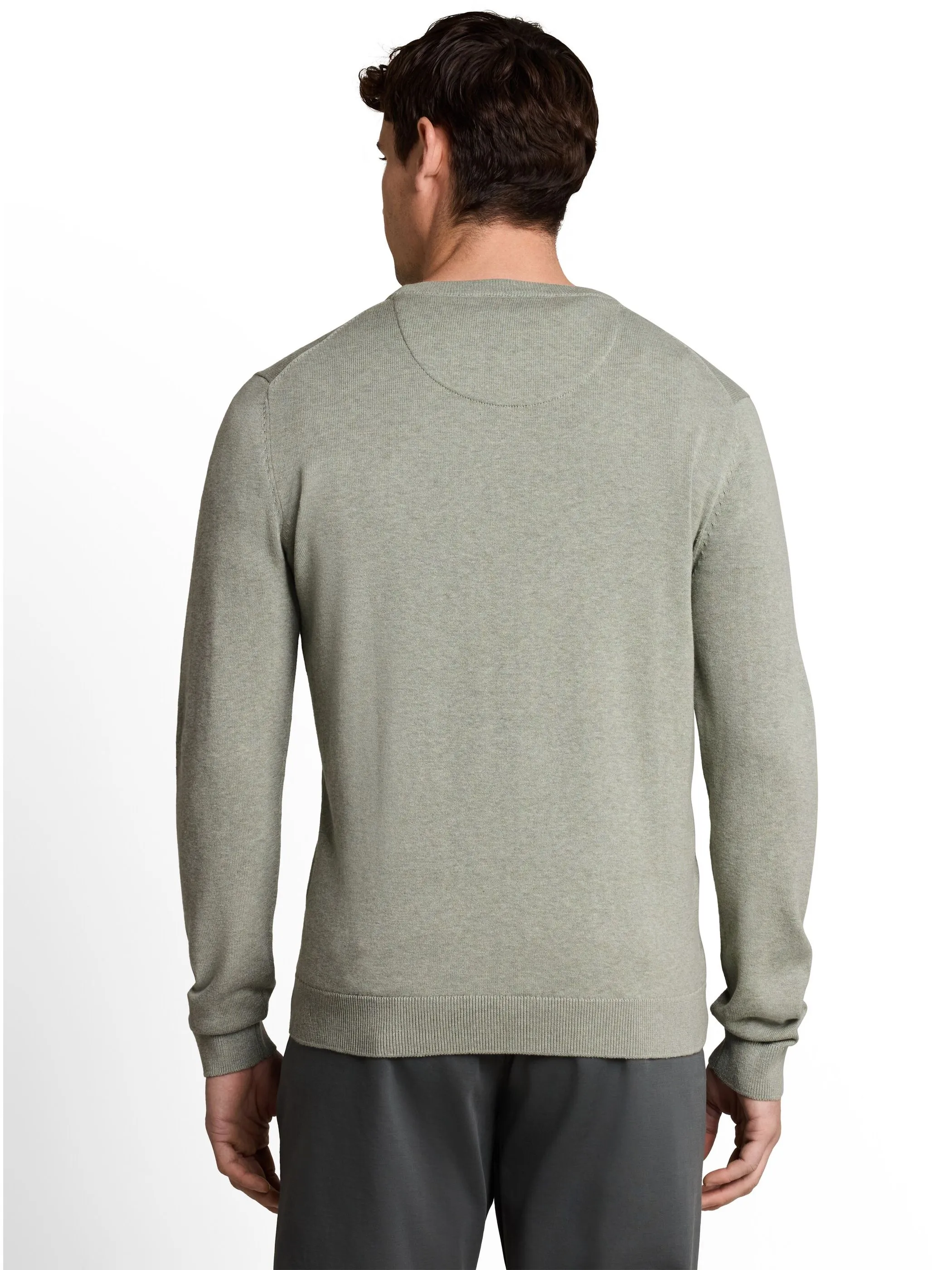 Tom Tailor 1039805 NOS basic crewneck knit Grün 898460 41004 2