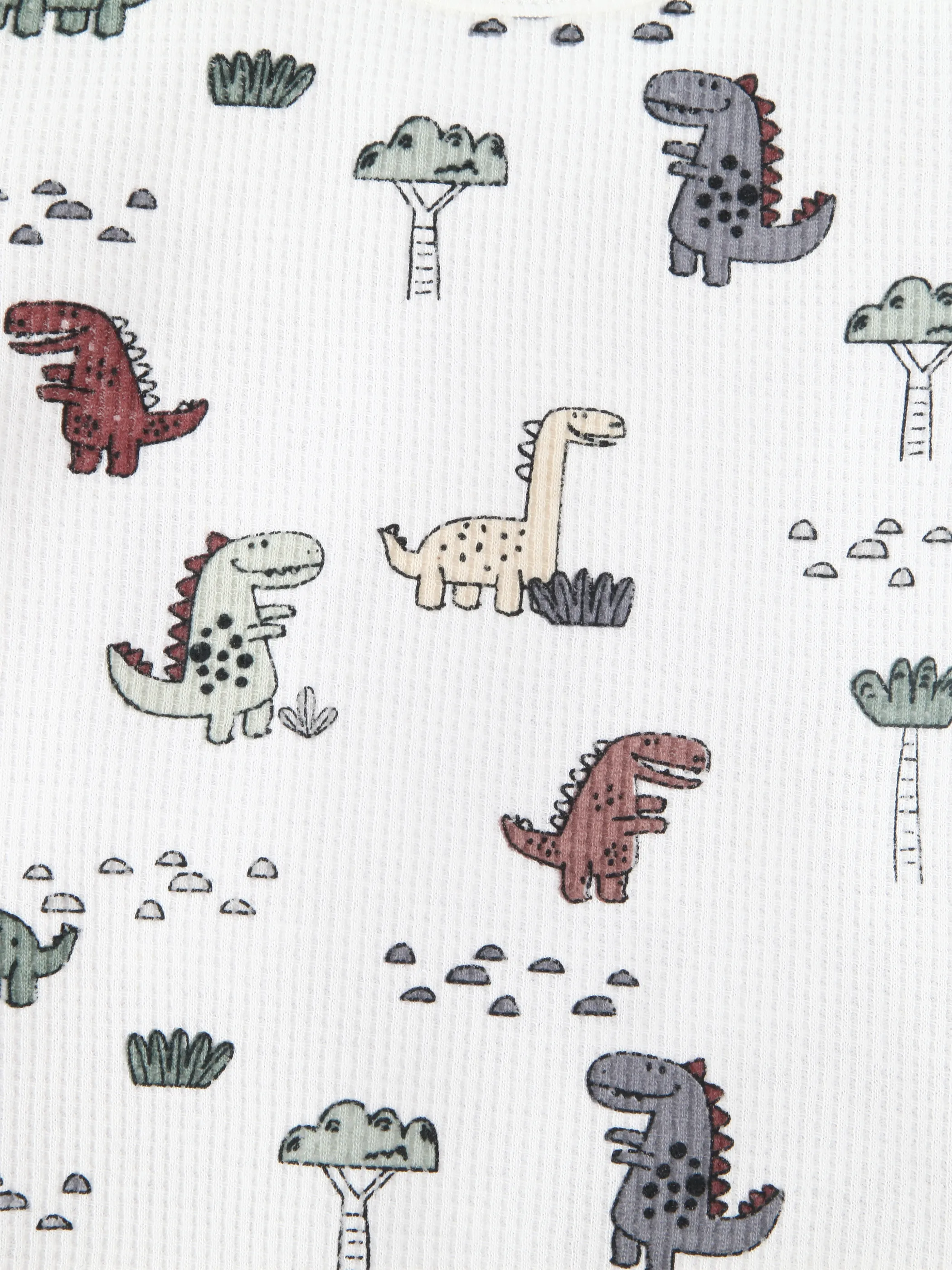 Bubble Gum BB 2pcs Set Longsleeve Dino AOP in weiß + Hose Weiß 921826 WEIß-BLAU 3